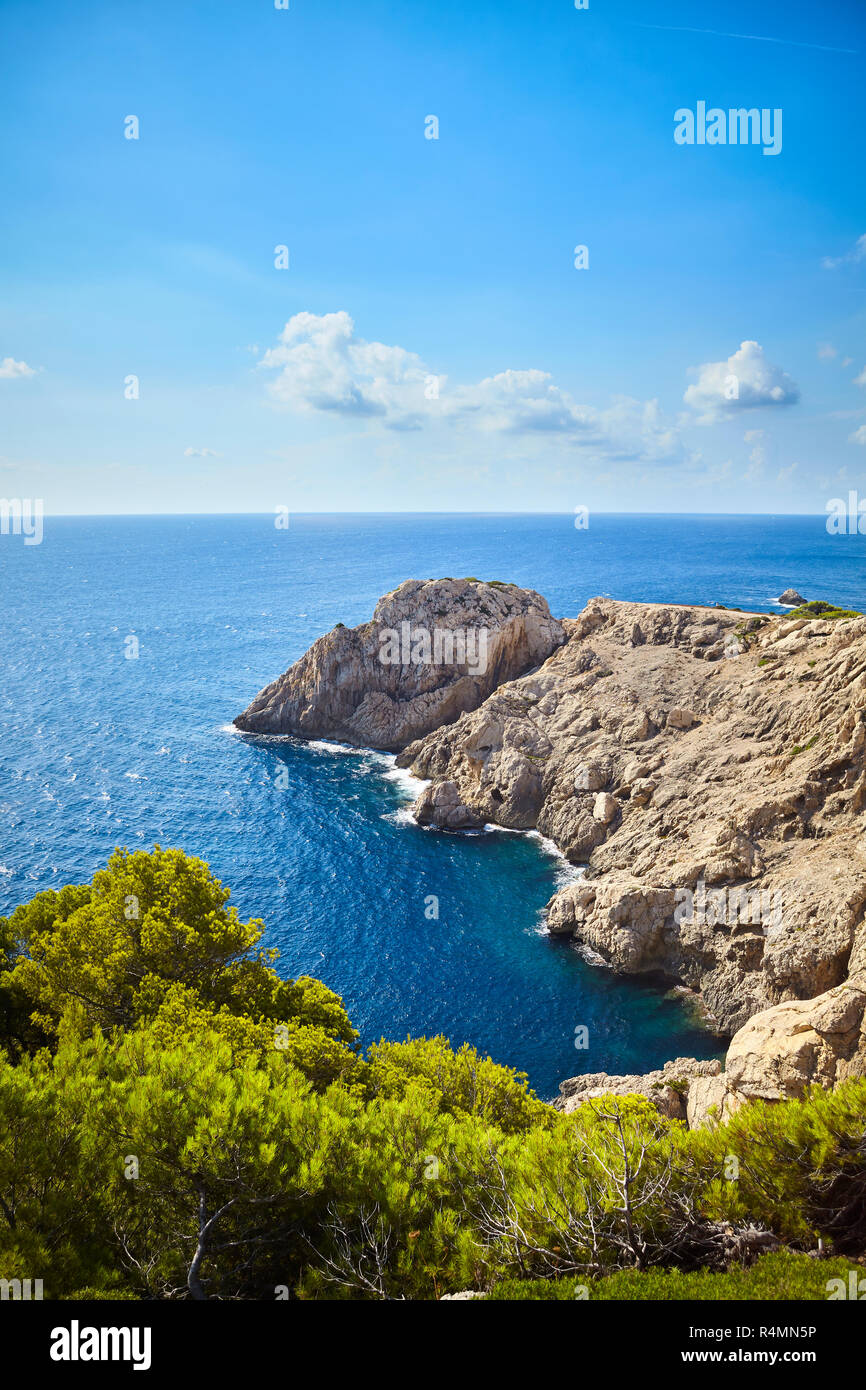 Scenic landscape of Capdepera, Mallorca, Spain. Stock Photo