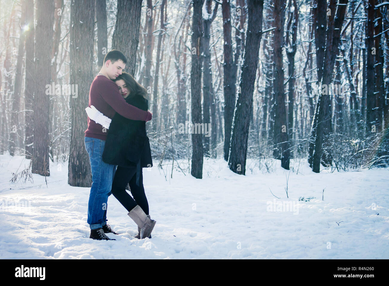 Snow Time Love And Hugs
