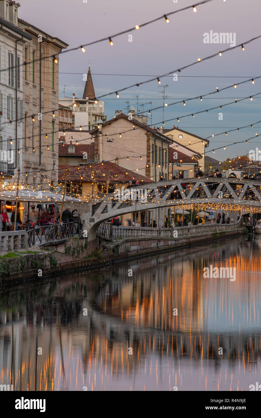 Navigli milan lights hires stock photography and images Alamy
