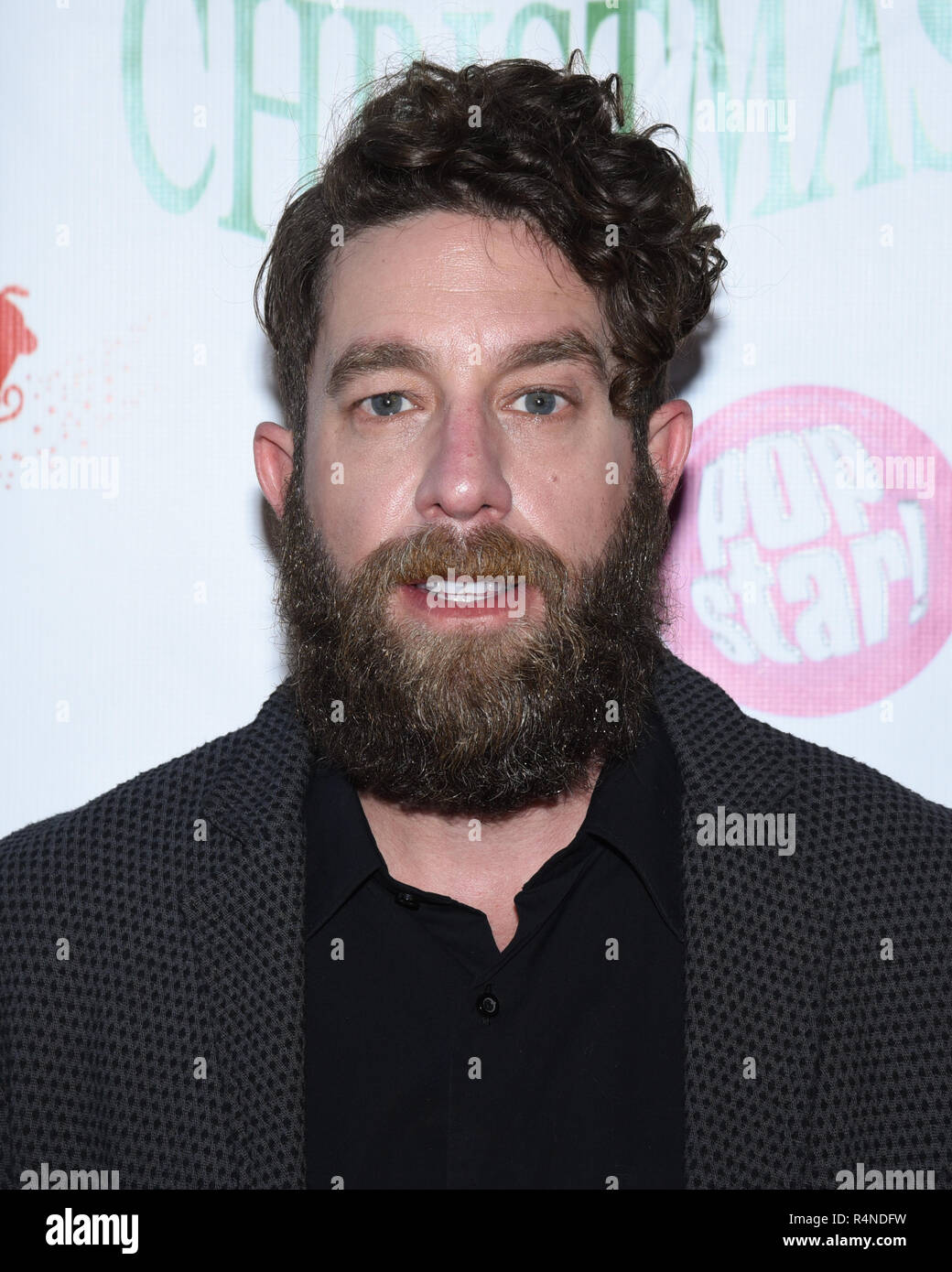Elliott Yamin arrives at the 87th Annual Hollywood Christmas Parade in