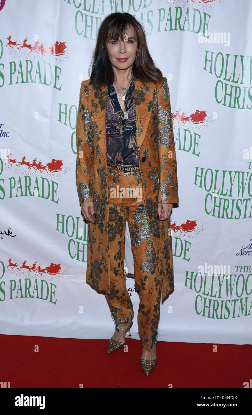 Lauren Koslow arrives at the 87th Annual Hollywood Christmas Parade in Hollywood California on November 25, 2018. Stock Photo