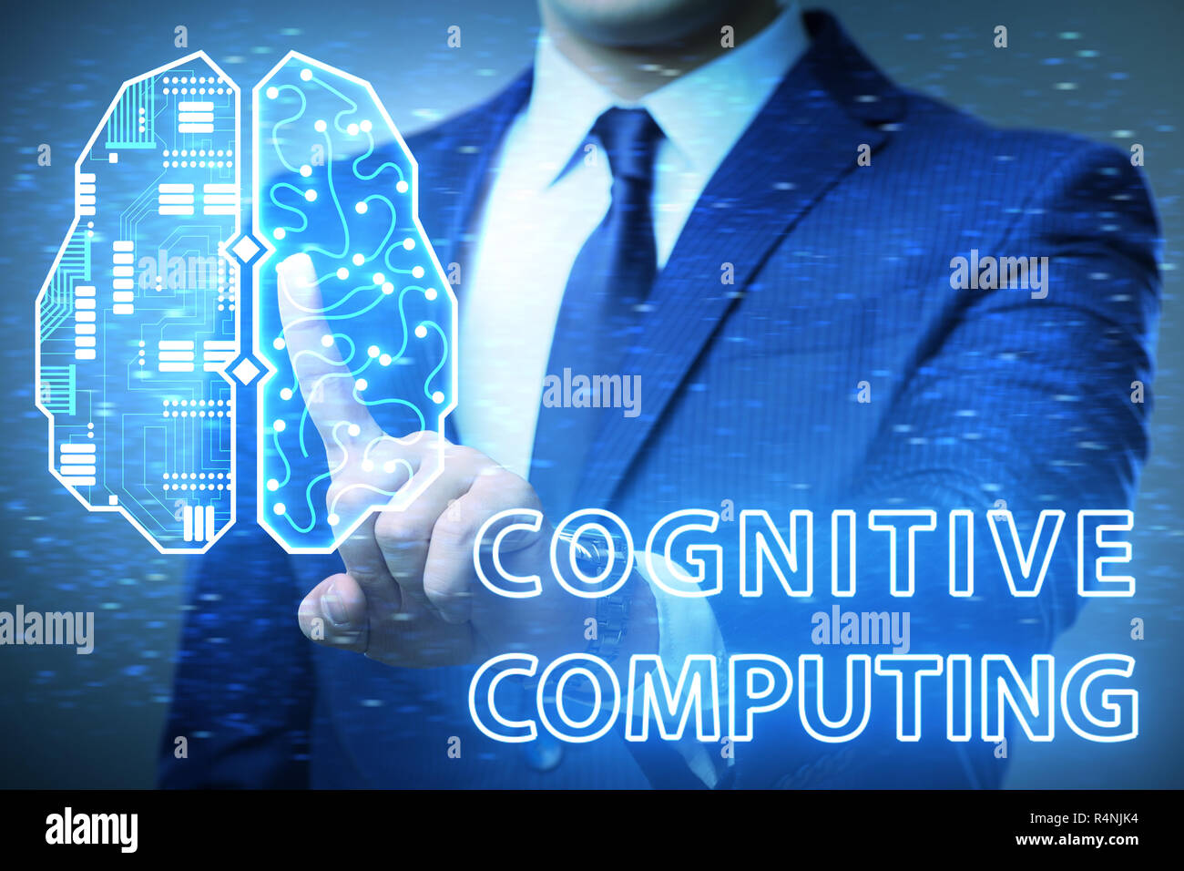 Cognitive computing concept as modern technology Stock Photo - Alamy