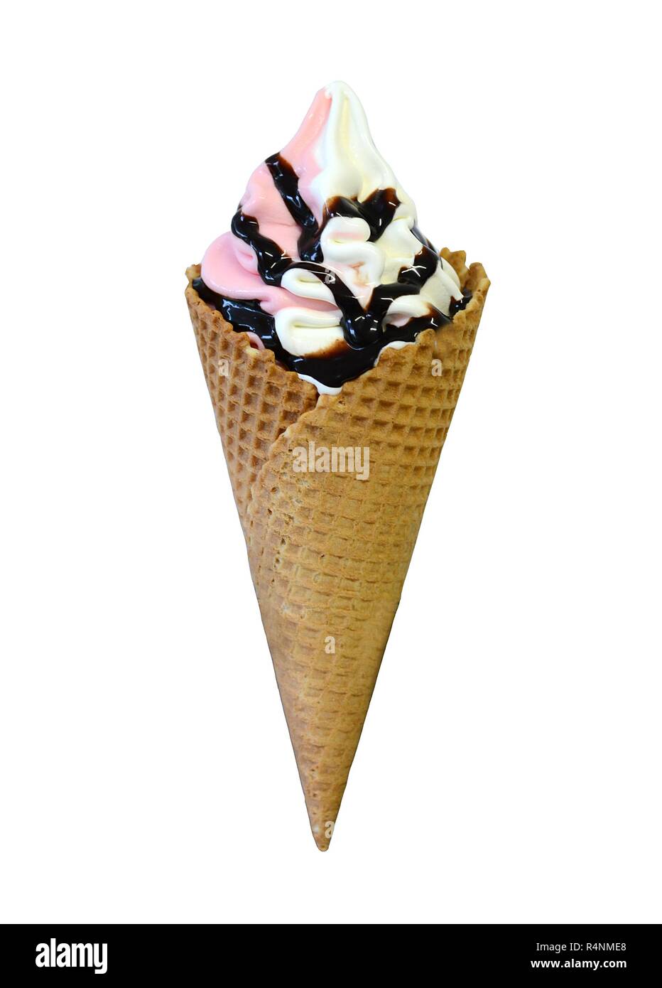 Soft serve ice cream cone Stock Photo Alamy