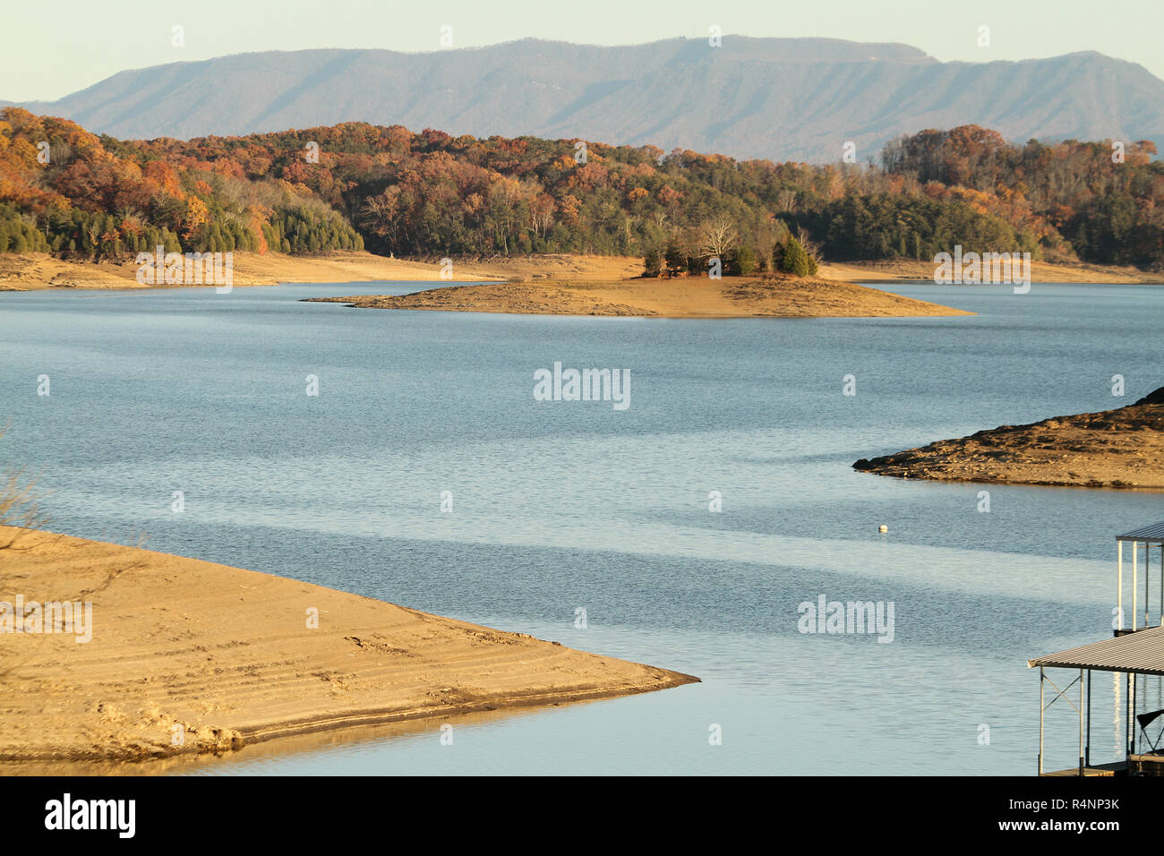 Landscape at Douglas Lake, TN Stock Photo Alamy