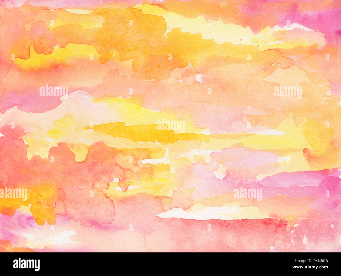 Pastel Background Sky Texture In Soft Watercolor Gray Pink Stock