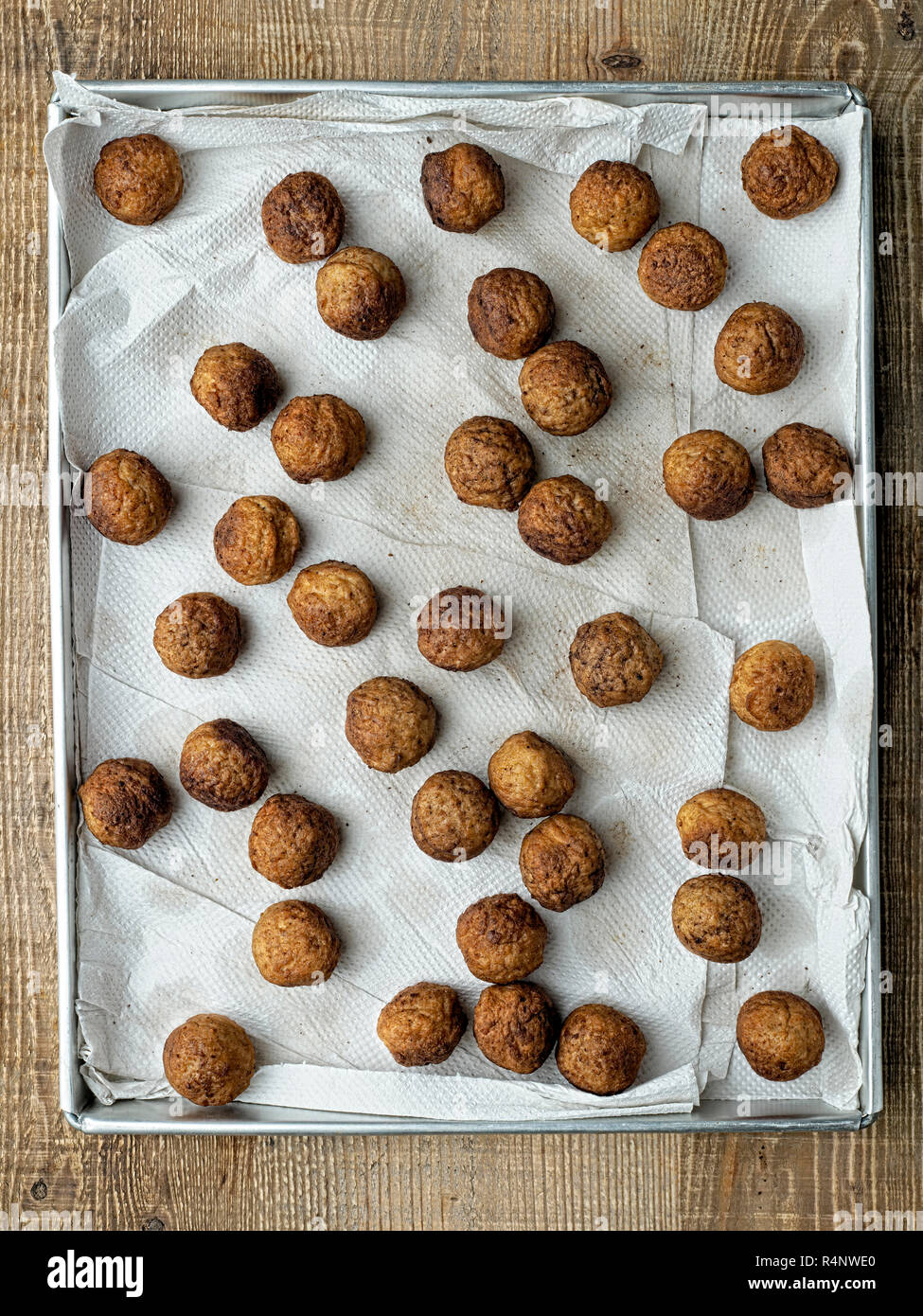 Italian Fried Meatball Stock Photo - Alamy