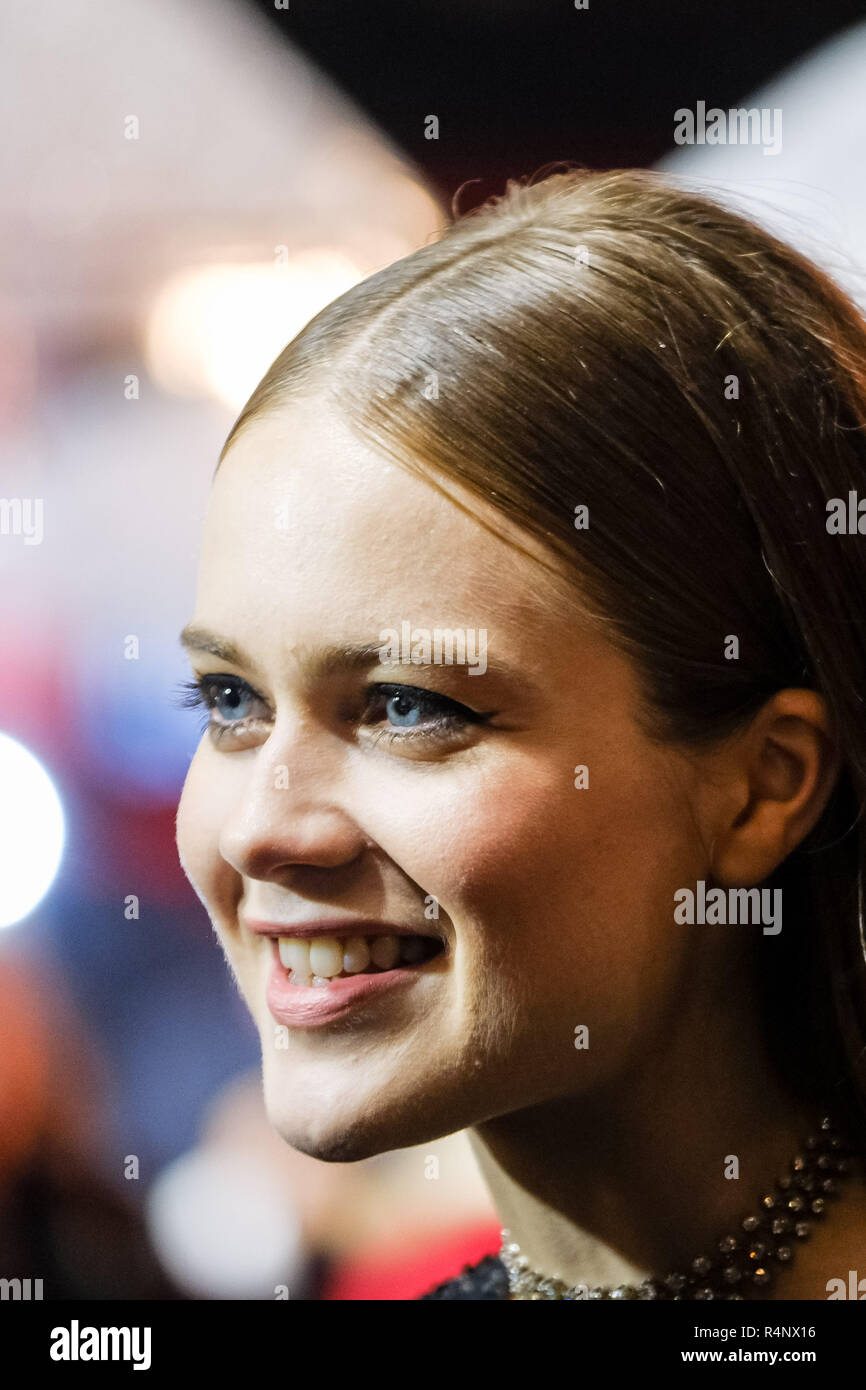 London, UK. 27th November, 2018. Hera Hilmar at The World Premiere of