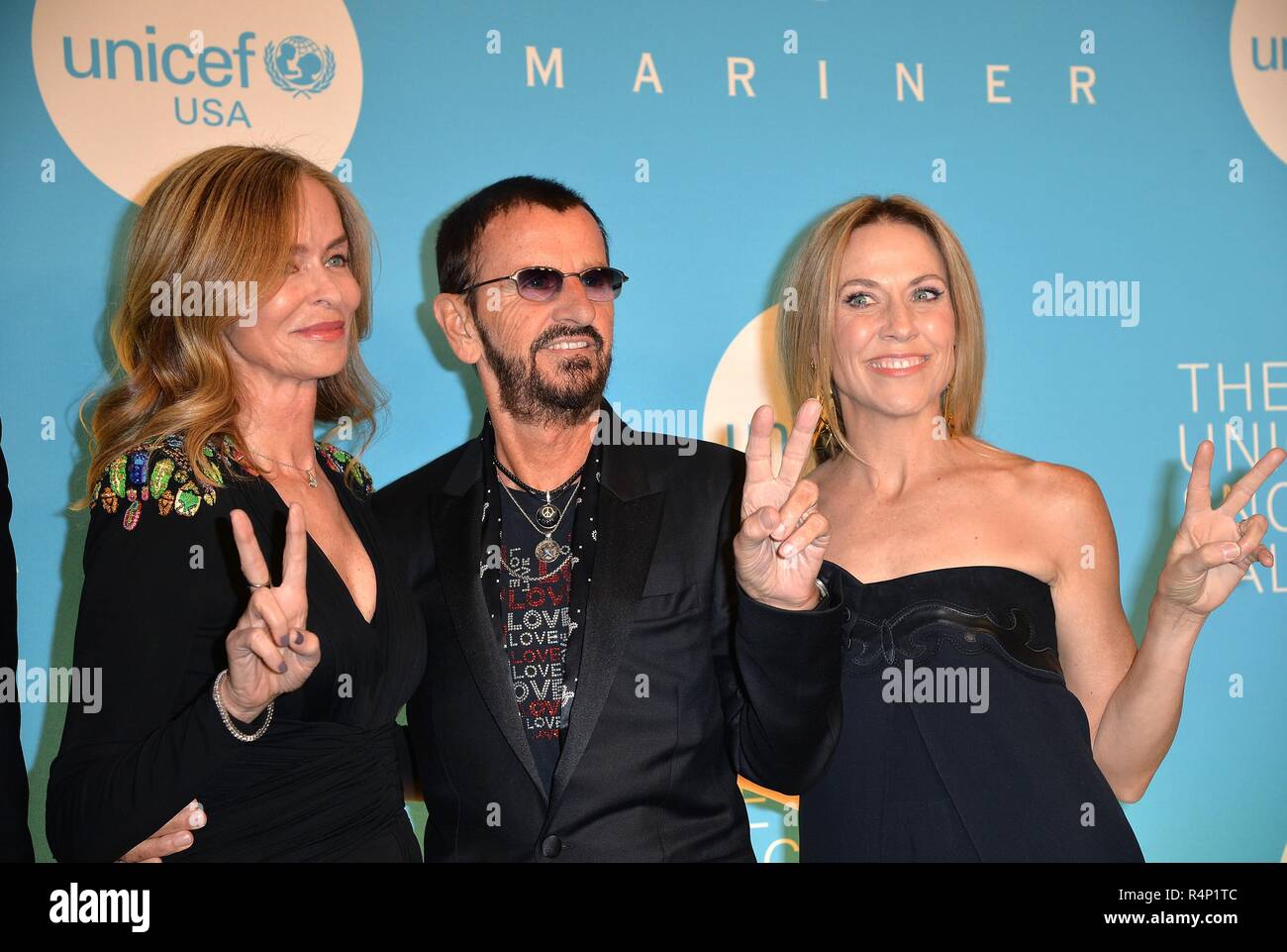 New York, NY, USA. 27th Nov, 2018. Barbara Bach, Ringo Starr, Sheryl