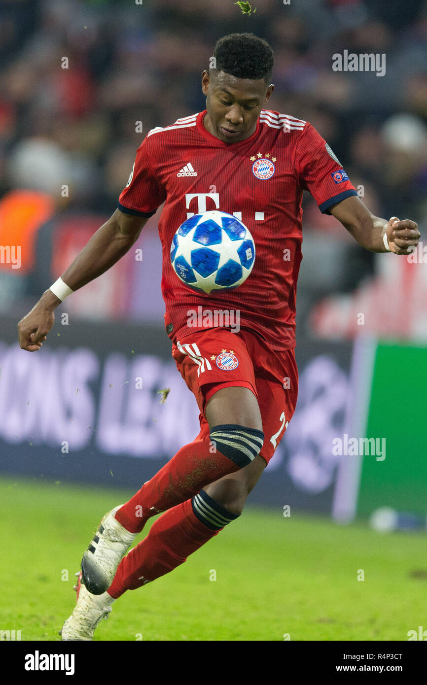 David Alaba (FCB) on the ball, single action GES / Football / UEFA ...