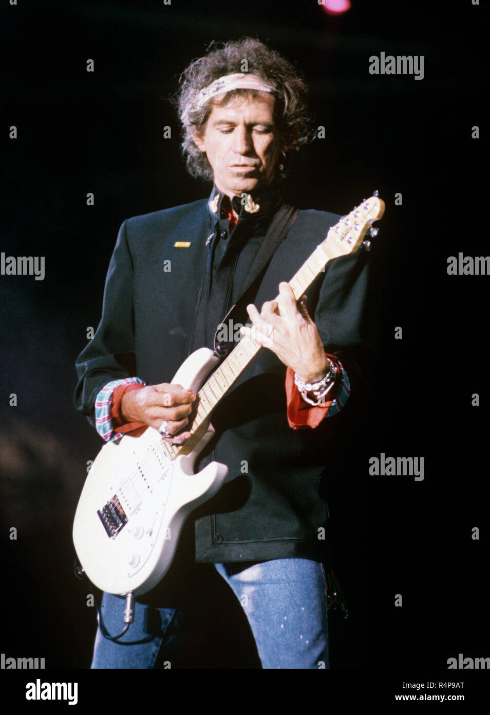 The Rolling Stones (Keith Richards) on 02.06.1990 in München/Munich. |  usage worldwide Stock Photo - Alamy