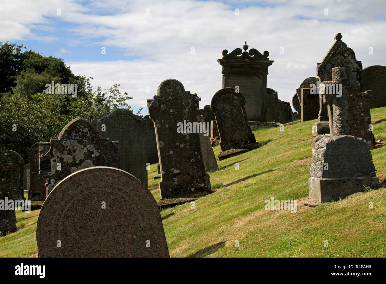 Old cemetery in Scotland Stock Photo Alamy