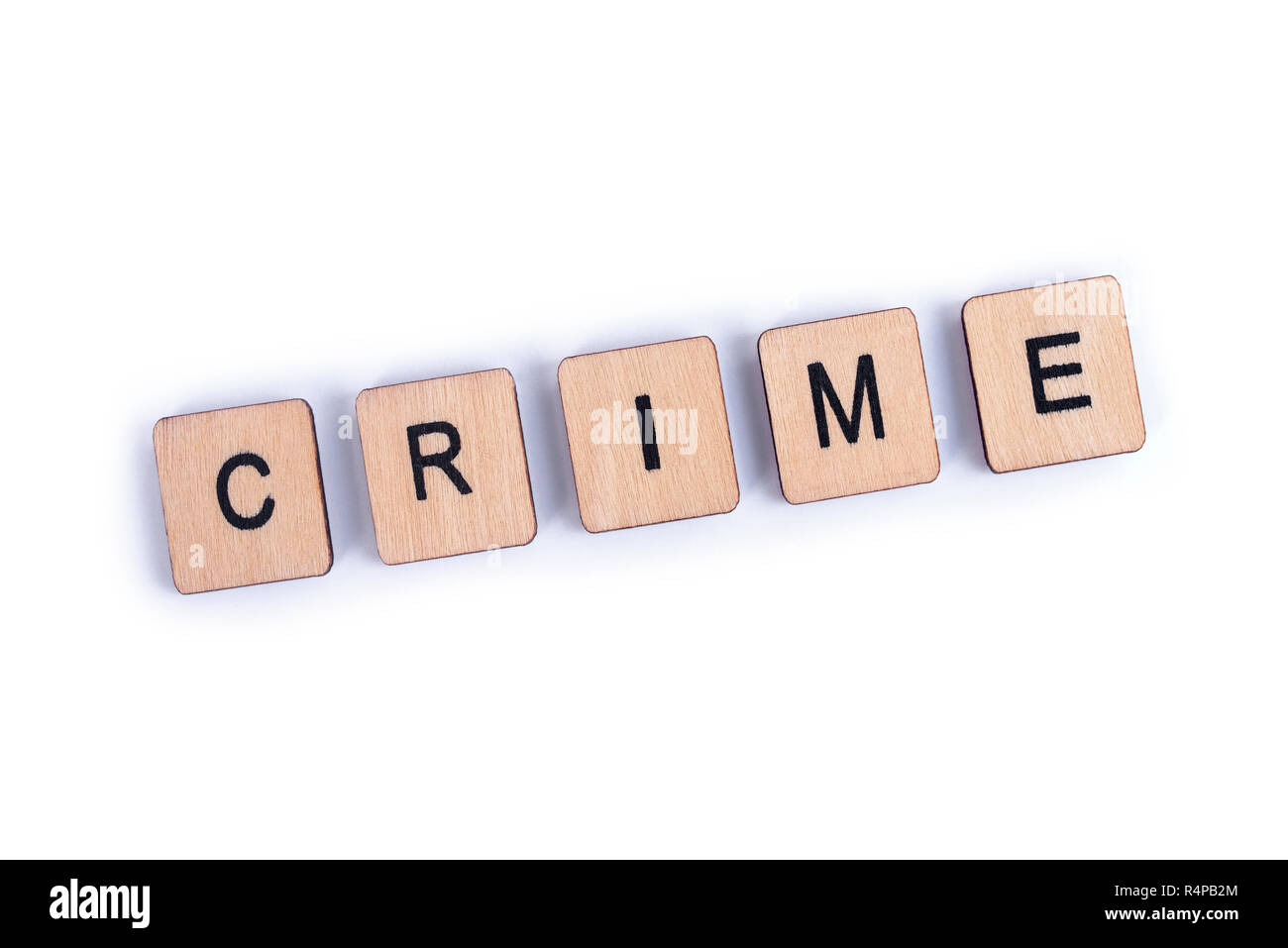 the-word-crime-spelt-with-wooden-letter-tiles-stock-photo-alamy