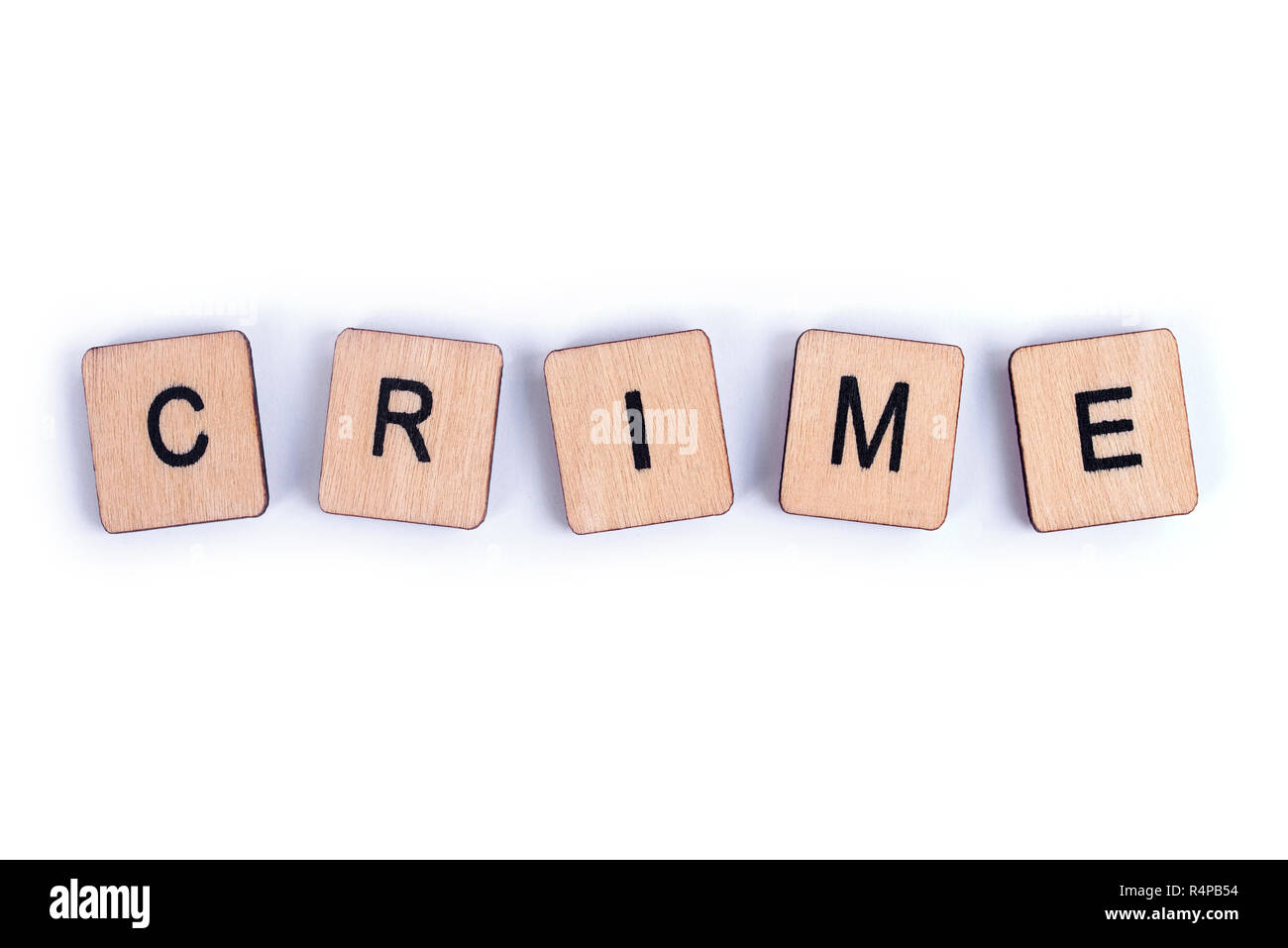 the-word-crime-spelt-with-wooden-letter-tiles-stock-photo-alamy