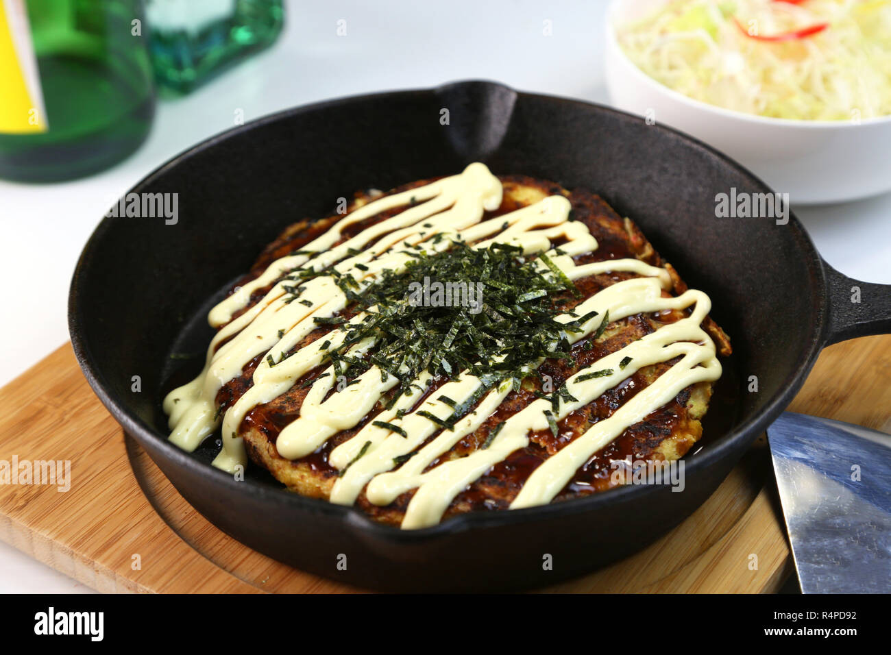 Okonomiyaki with Japanese Yam Stock Photo Alamy