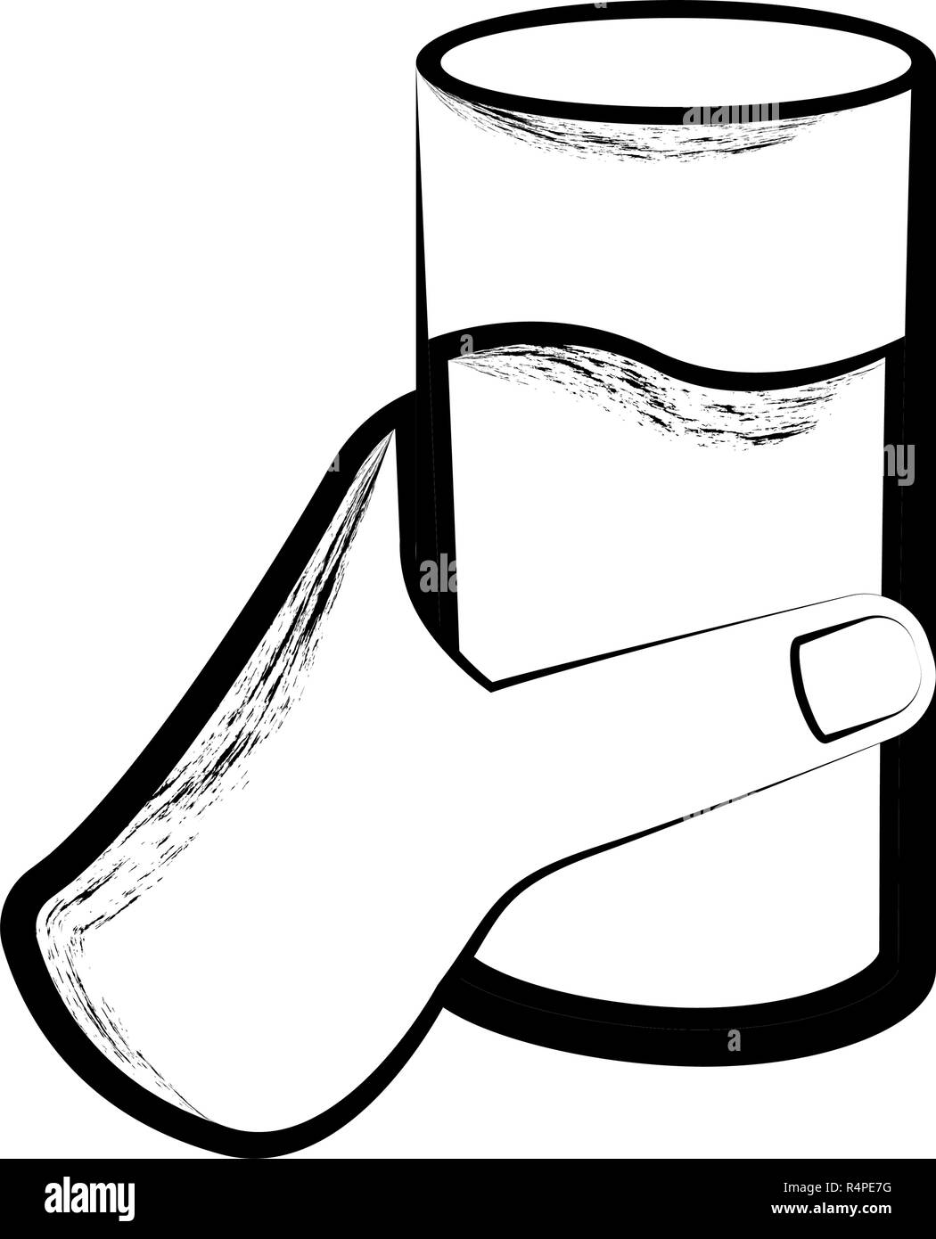 Sketch of a hand holding a water glass Stock Vector Image & Art Alamy