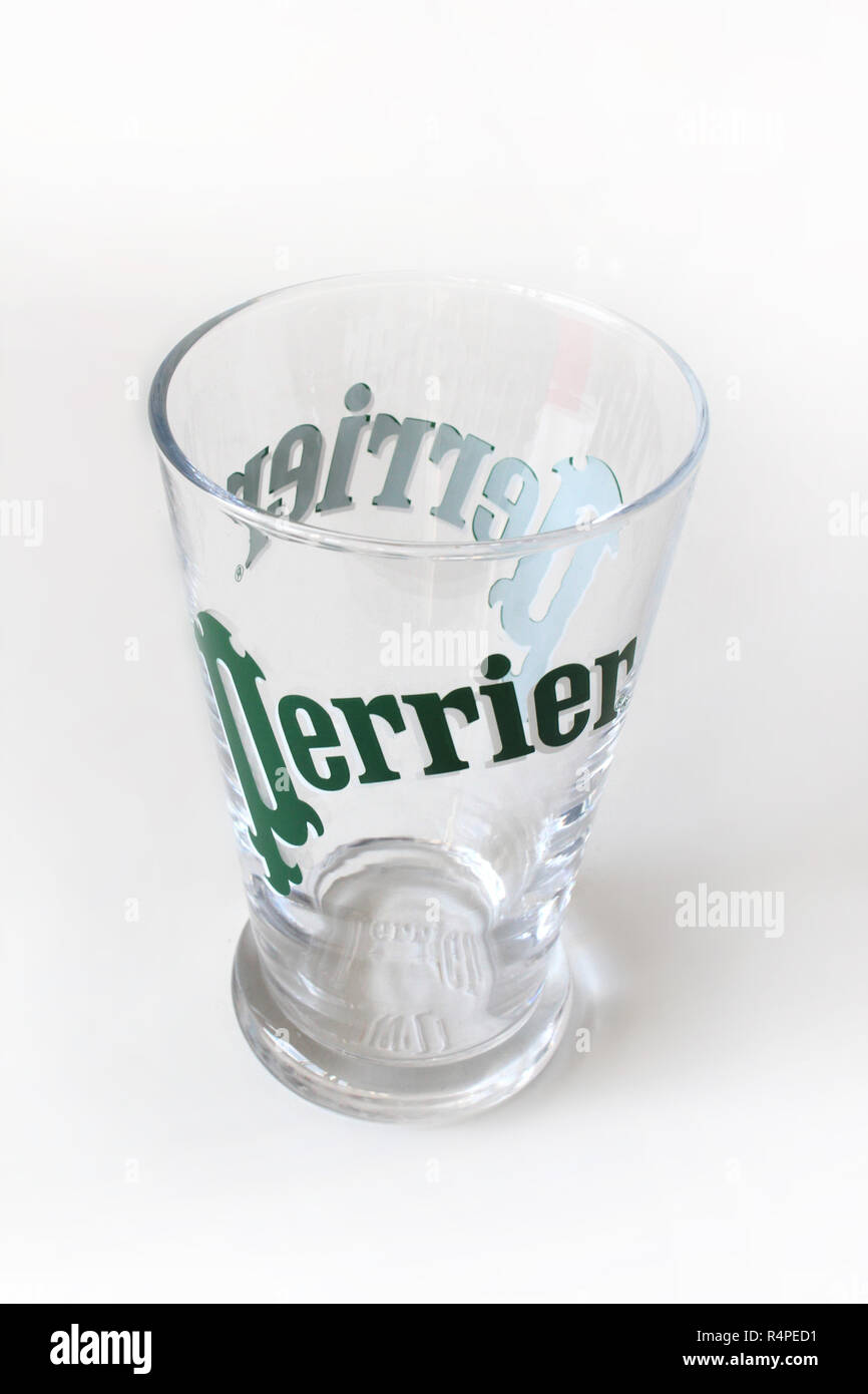 Perrier drinking glass hi-res stock photography and images - Alamy