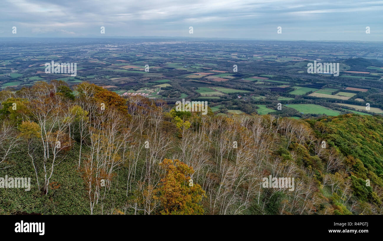 Aerial Photography of Tokachi, Hokkaido, Japan Stock Photo Alamy
