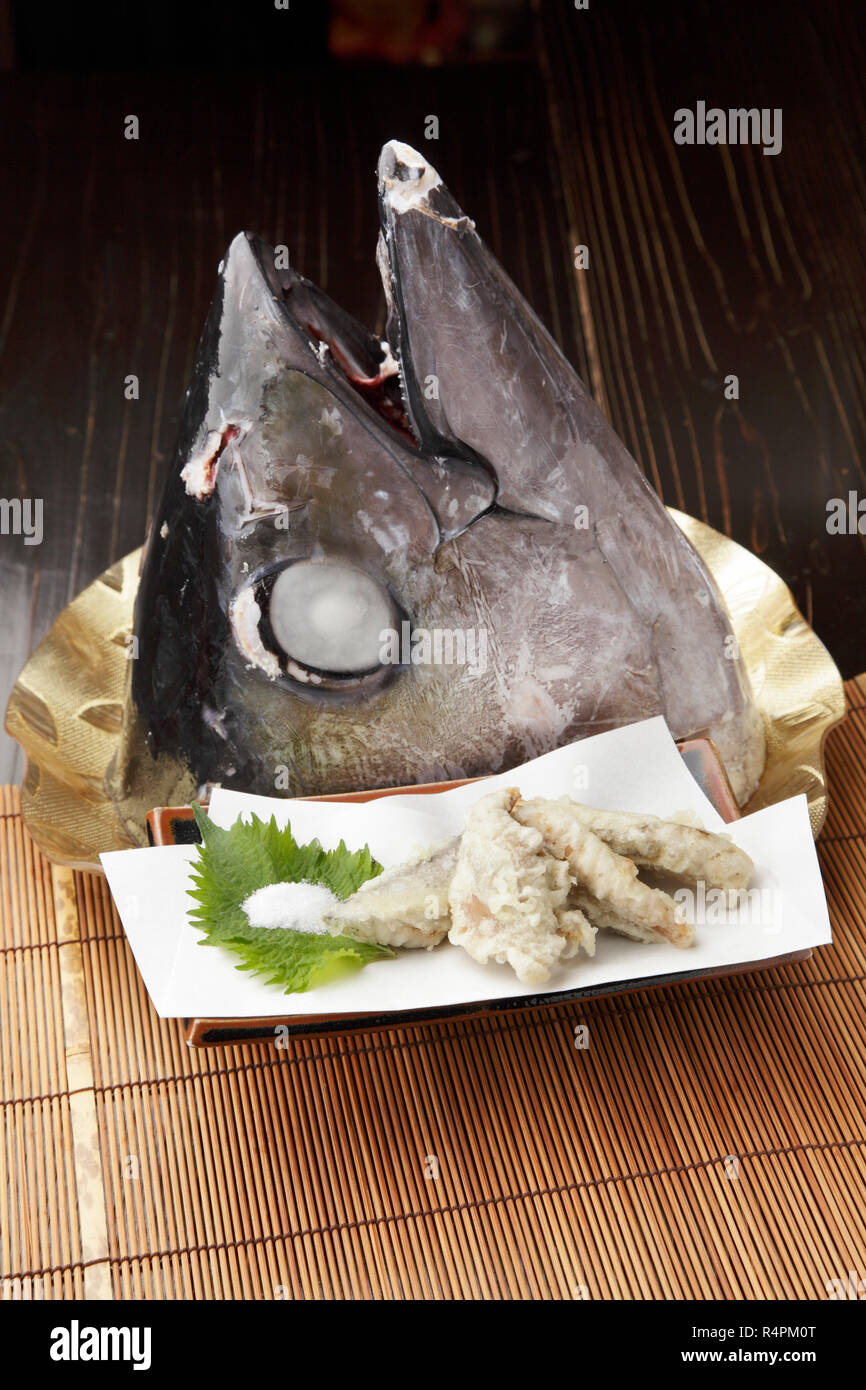 Fresh tuna head with tempura Stock Photo Alamy