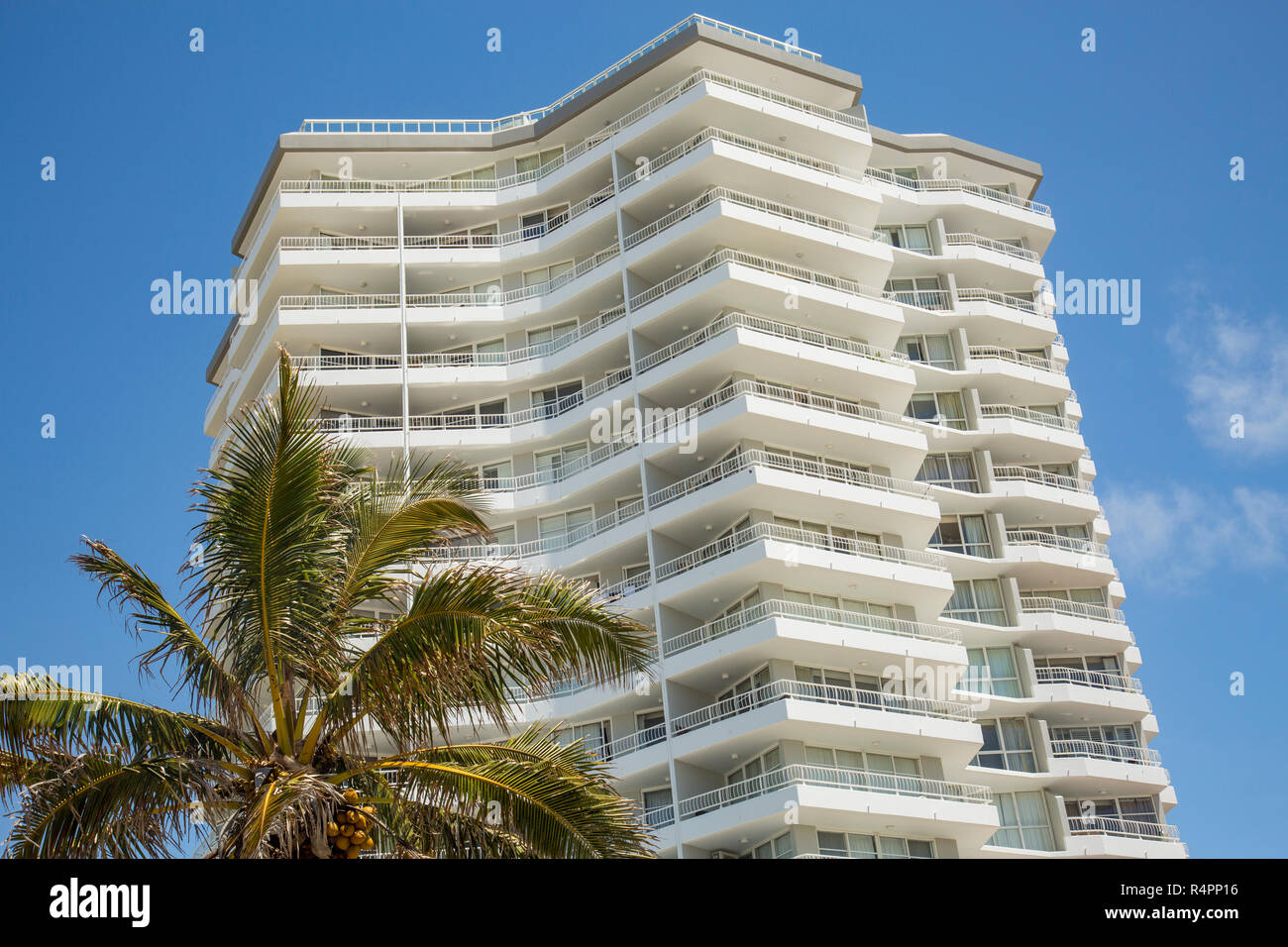 Holiday apartment building on Queensland gold coast with
