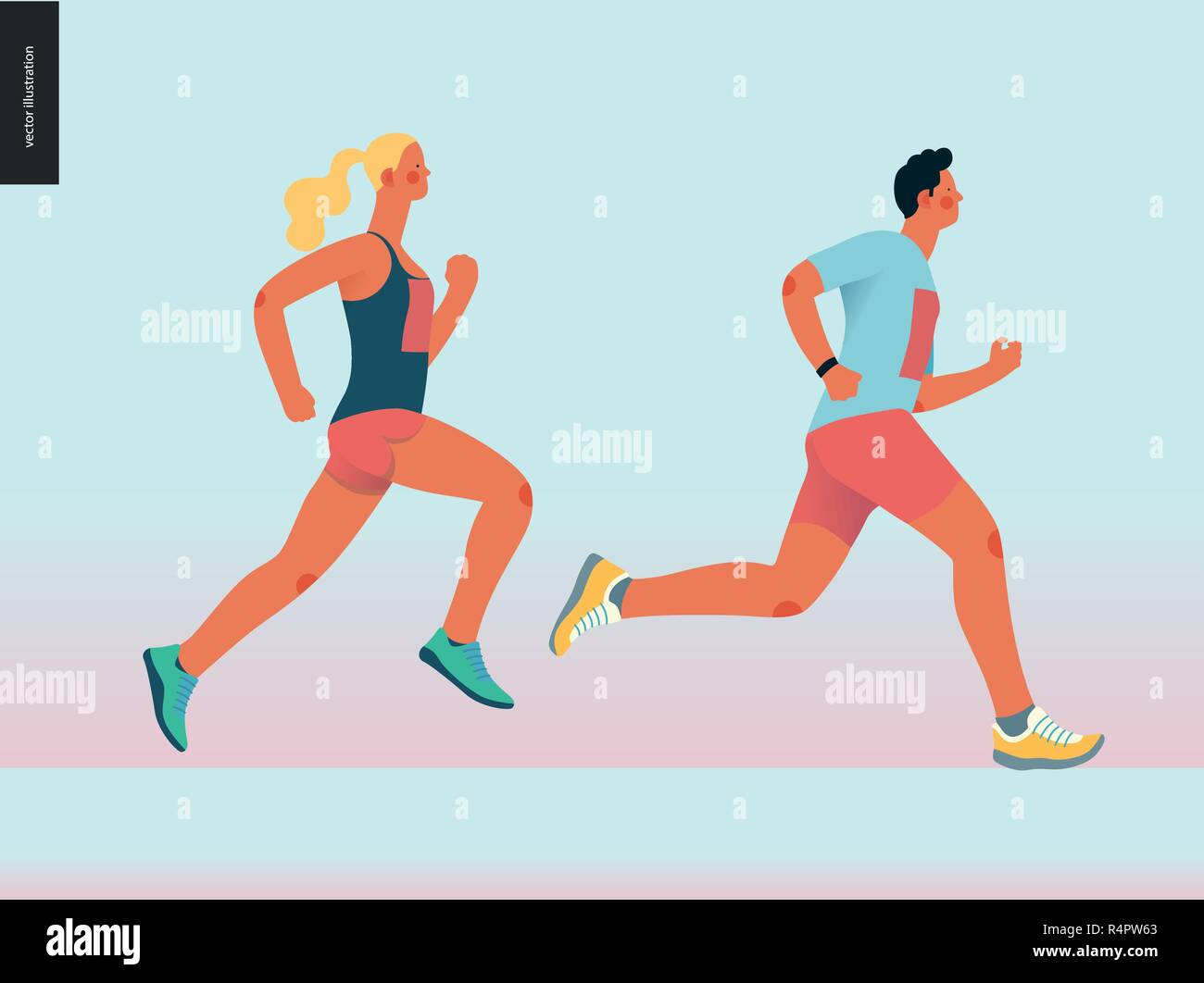 Olympic distance race Stock Vector Images - Alamy