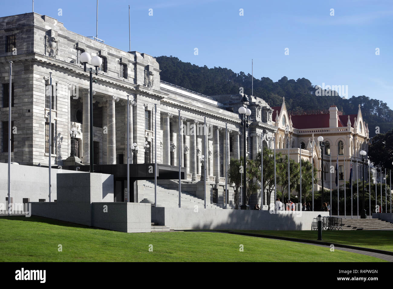 Parliament building, Wellington, New Zealand Stock Photo