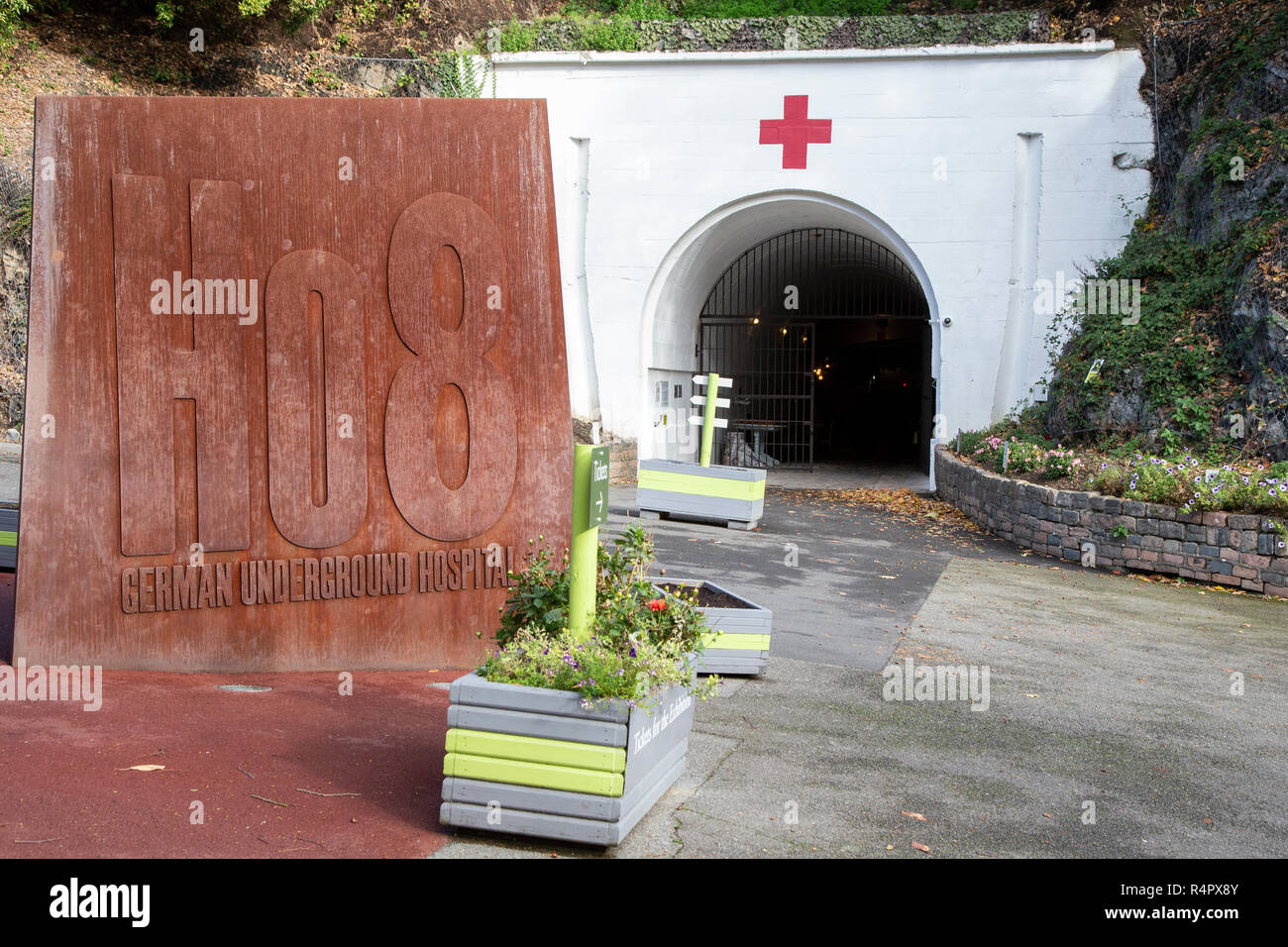 Entrance to Ho8, German War Tunnels, Jersey, Channel Islands, UK Stock Photo Alamy