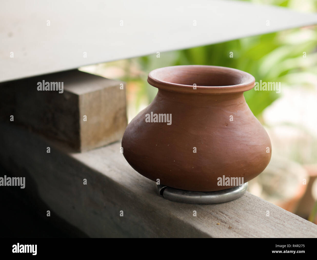 Water Pot Made Of Ceramic Stock Photo Alamy