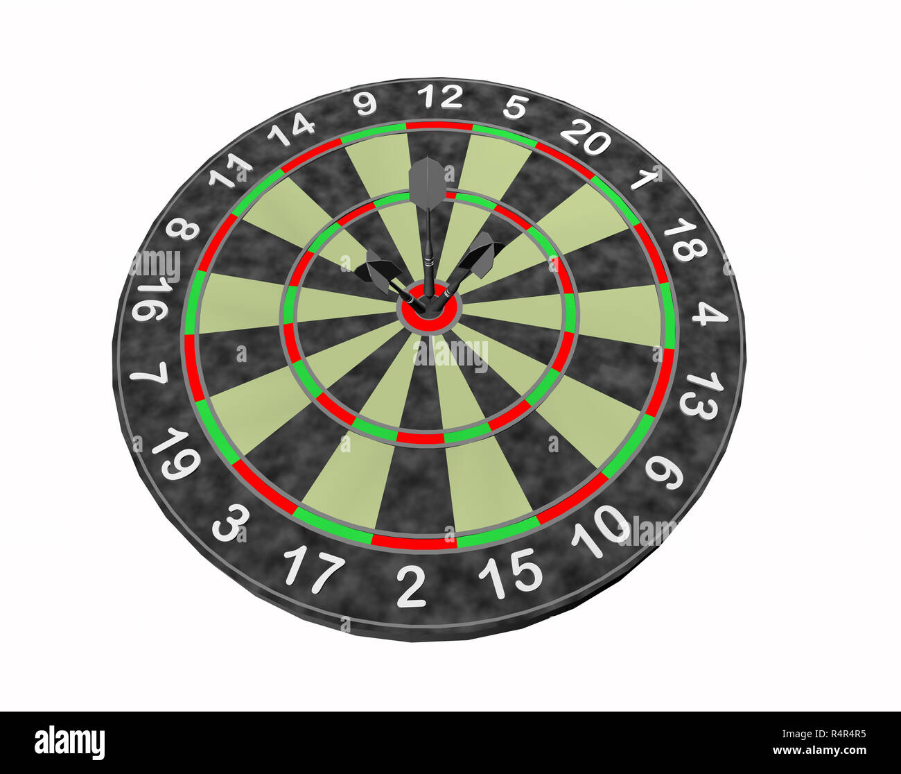 dartboard with arrows free Stock Photo - Alamy