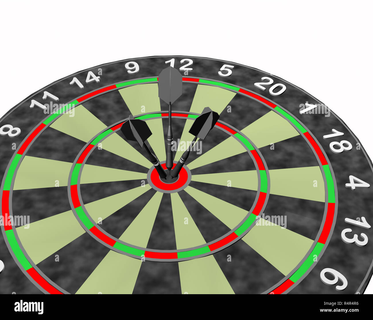 dartboard with arrows free Stock Photo - Alamy