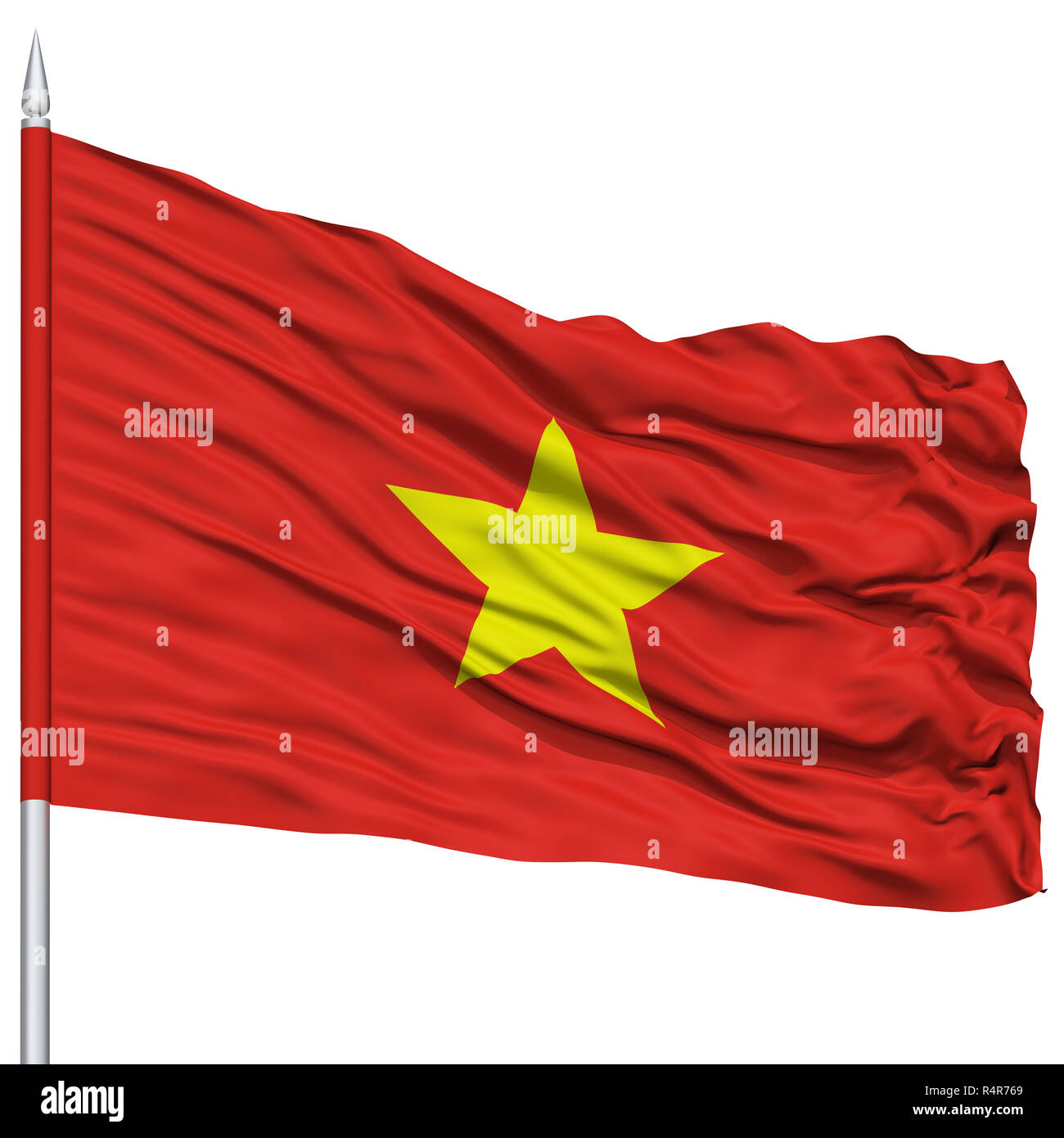 Vietnam flag on globe hi-res stock photography and images - Alamy