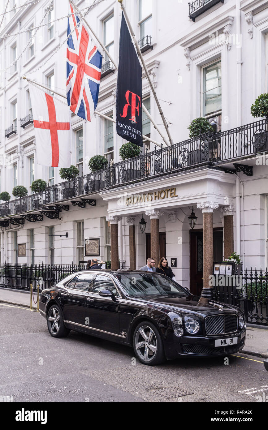 Browns Hotel in Mayfair, London Stock Photo