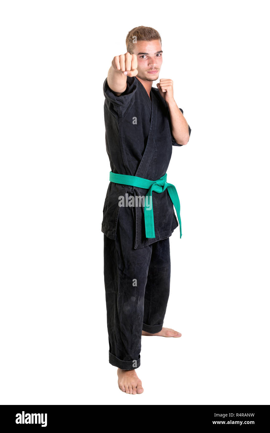 Martial arts student Stock Photo Alamy