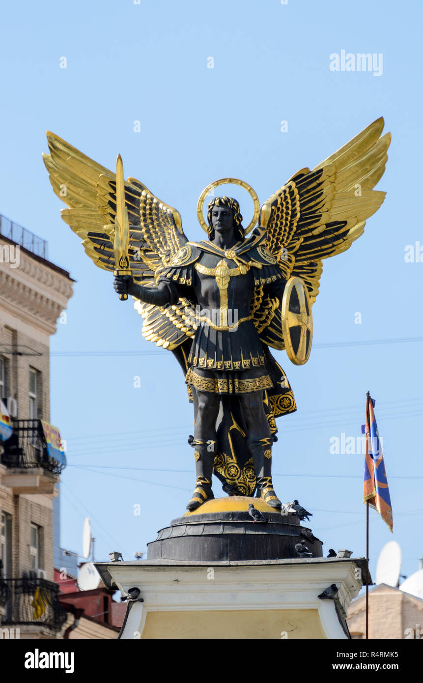 The bronze statue of archangel michael hires stock photography and images Alamy
