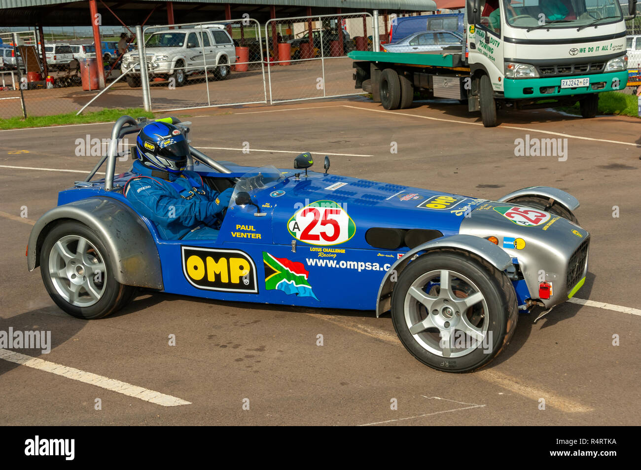 Classic car race meeting held at Zwartkops raceway in Pretoria, South