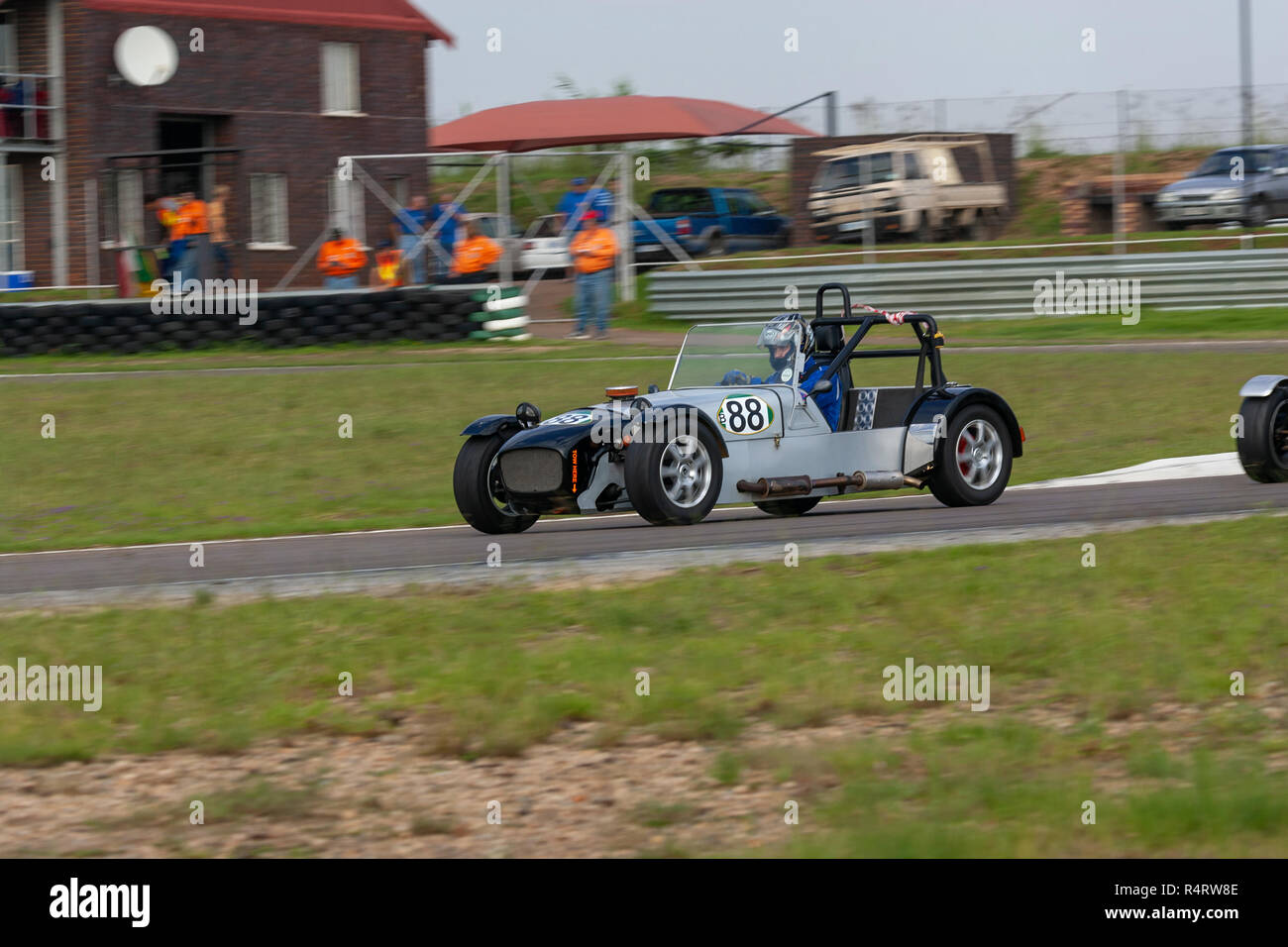 Classic car race meeting held at Zwartkops raceway in Pretoria, South