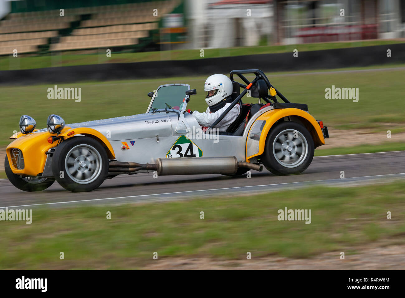 Classic car race meeting held at Zwartkops raceway in Pretoria, South
