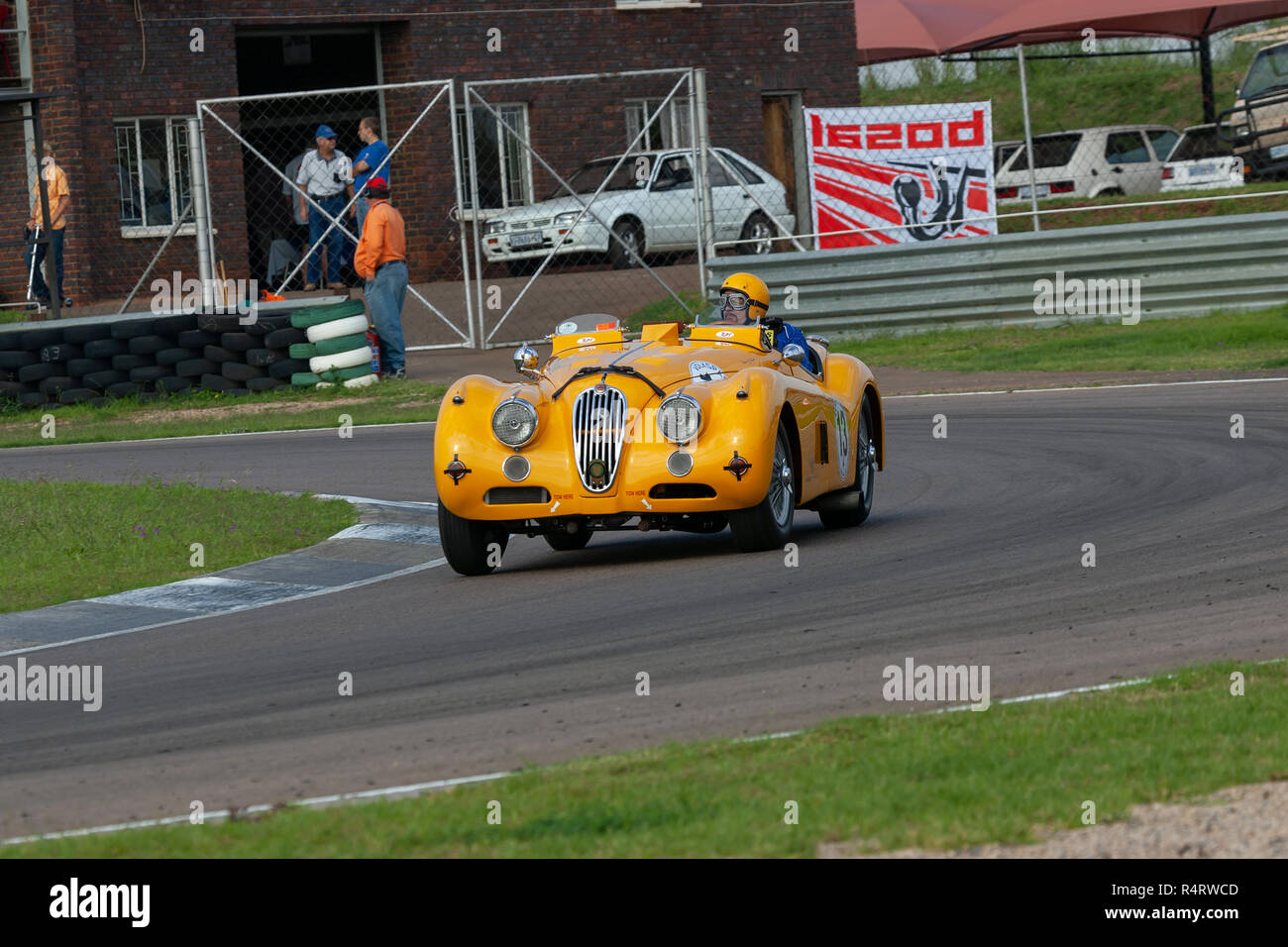 Classic car race meeting held at Zwartkops raceway in Pretoria, South
