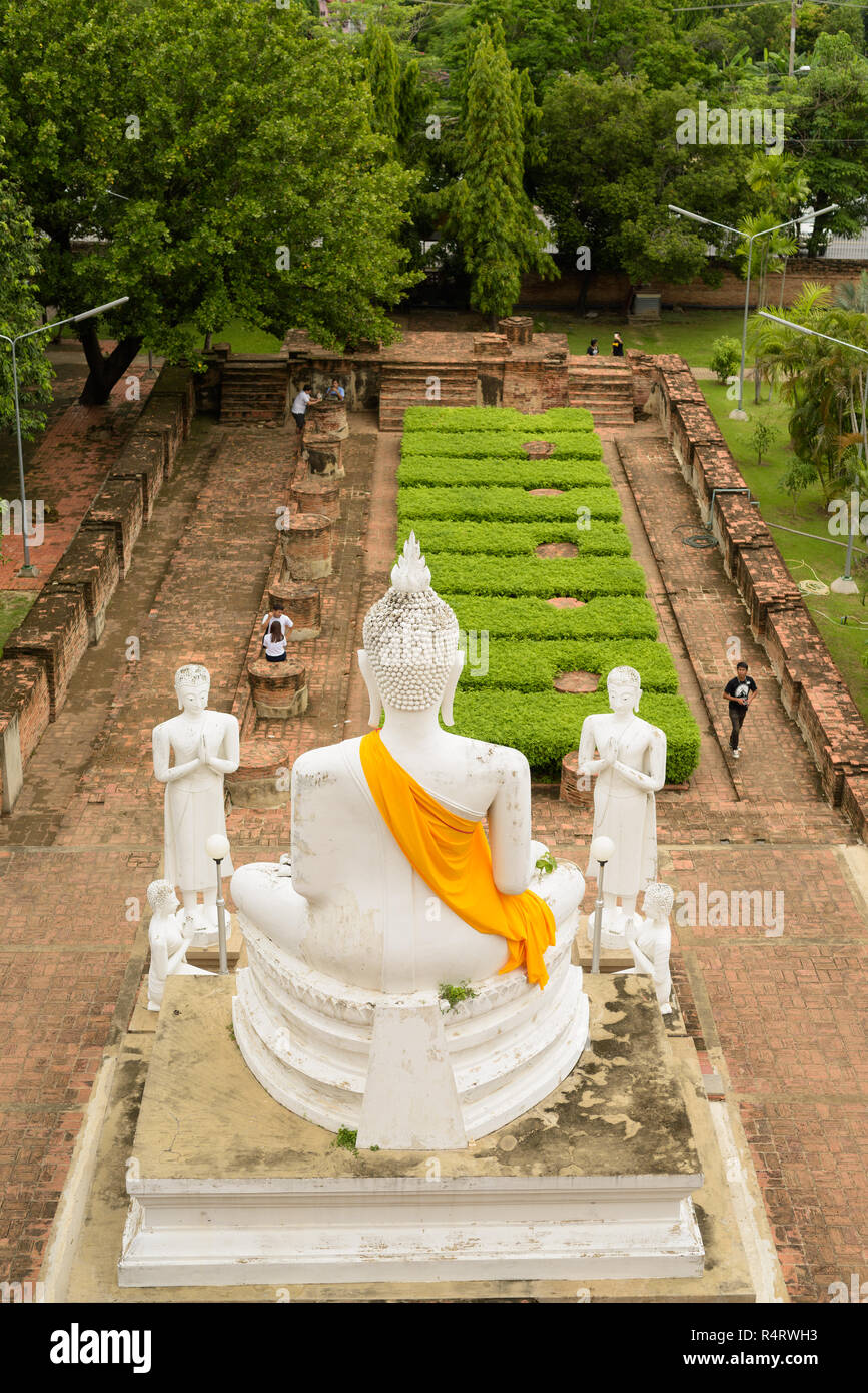 AYUTTHAYA , THAILAND - JUNE 18 2017: Temple Wat Yai Chai Mongkho Stock Photo