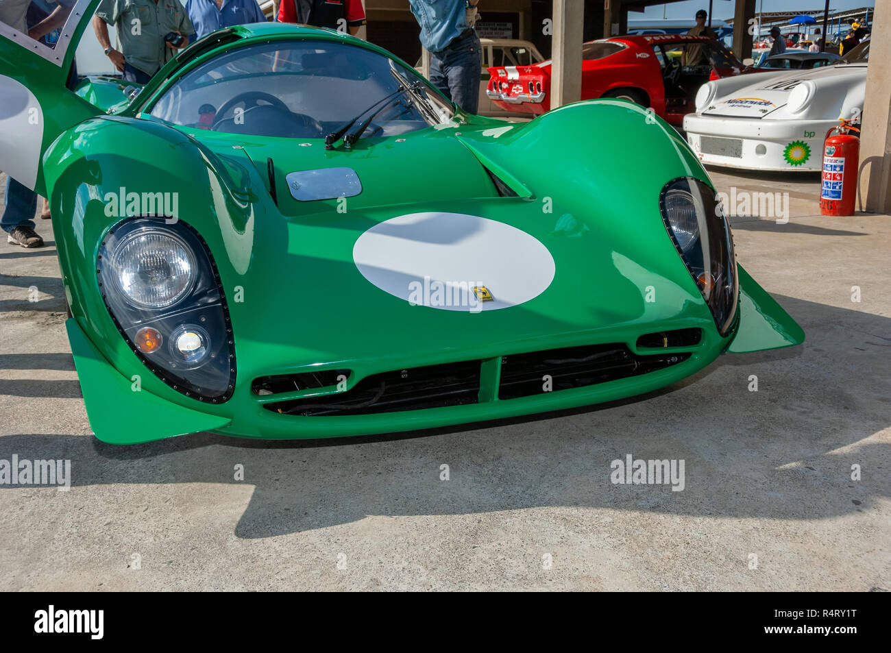 Classic and historic car racing meet held at the Zwartkops racetrack