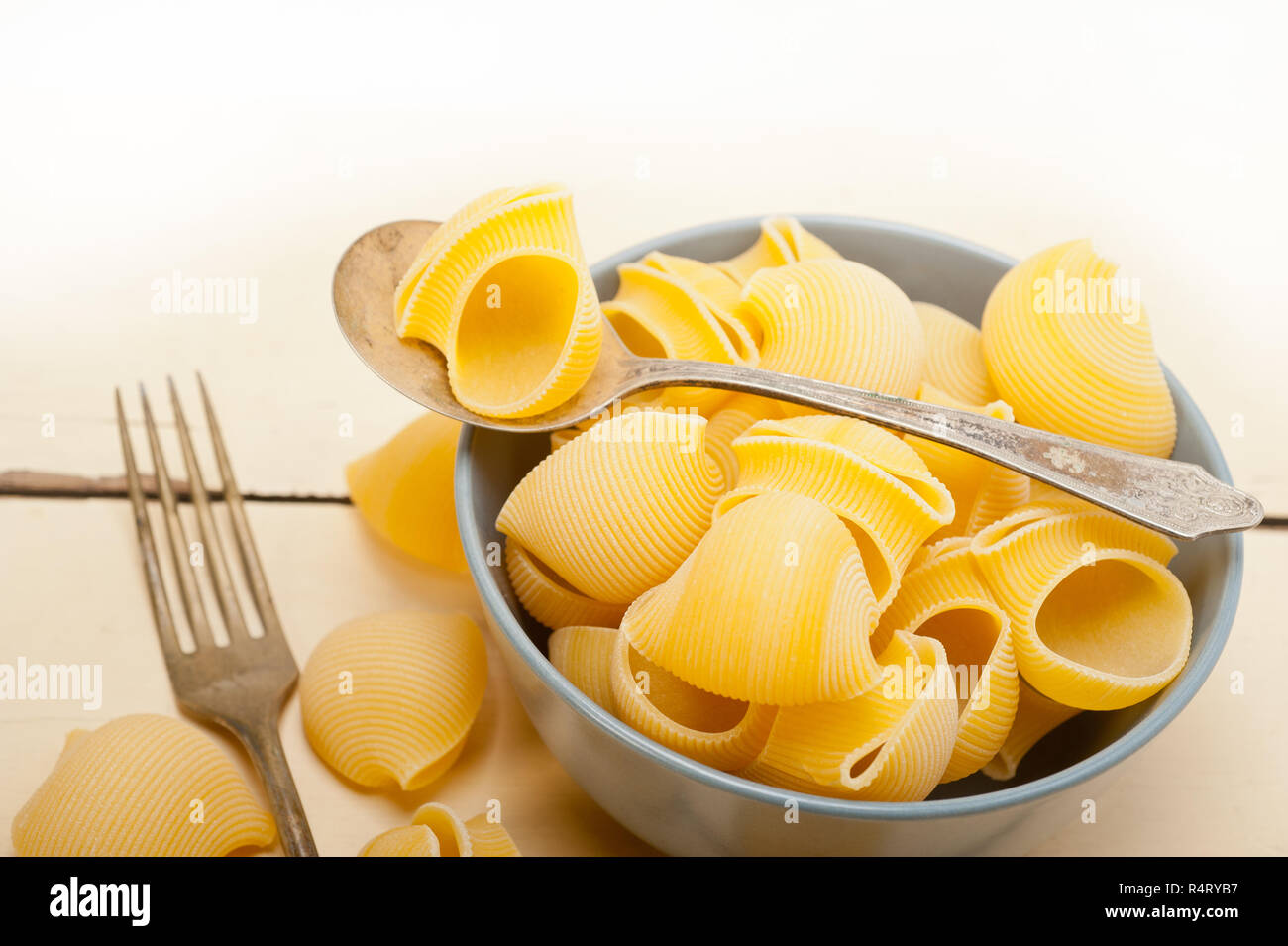 Italian snail lumaconi pasta Stock Photo - Alamy
