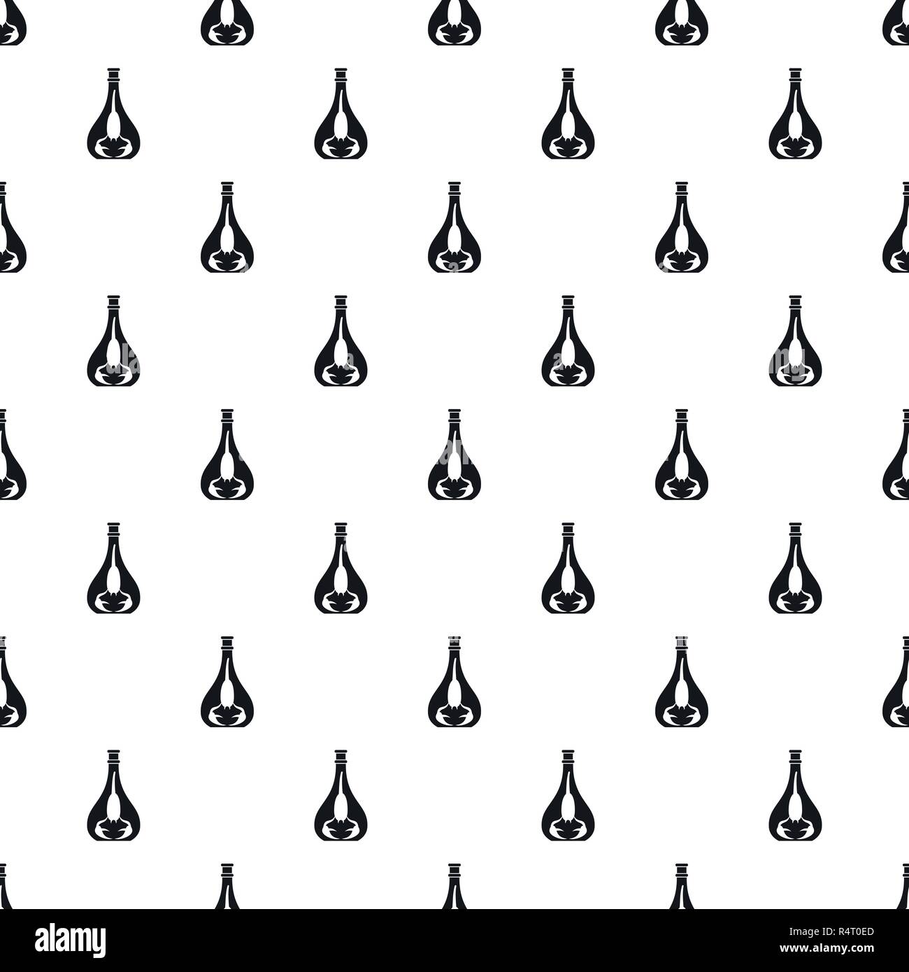 Scorpion bottle pattern seamless vector repeat geometric for any web design Stock Vector