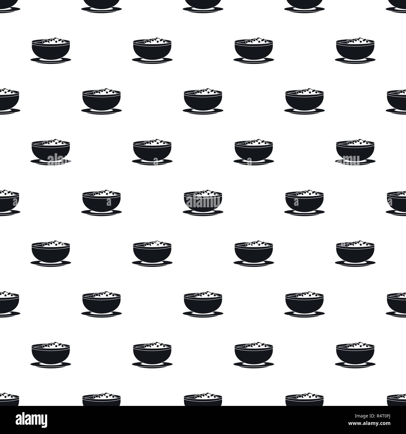 Vietnam food pattern seamless vector repeat geometric for any web design Stock Vector