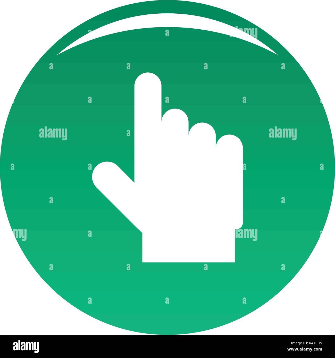 hand cursor website icon isolated on white background for any design ...