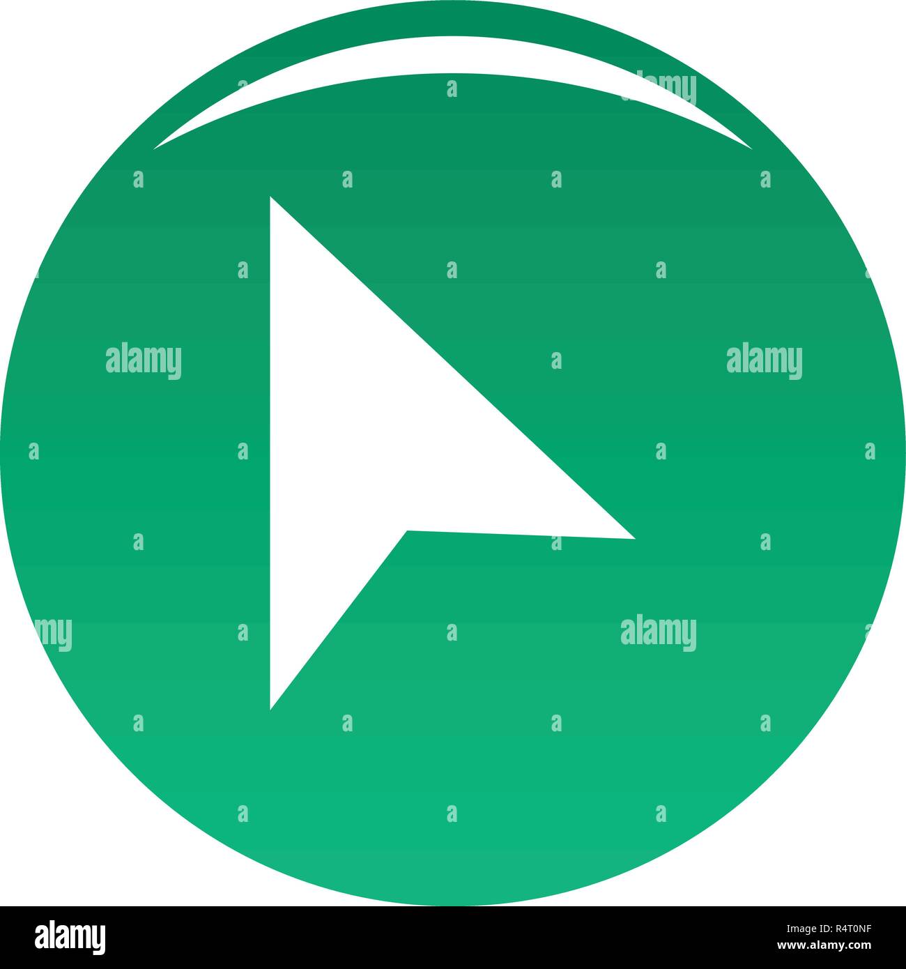 Cursor trendy element icon. Simple illustration of cursor trendy ...