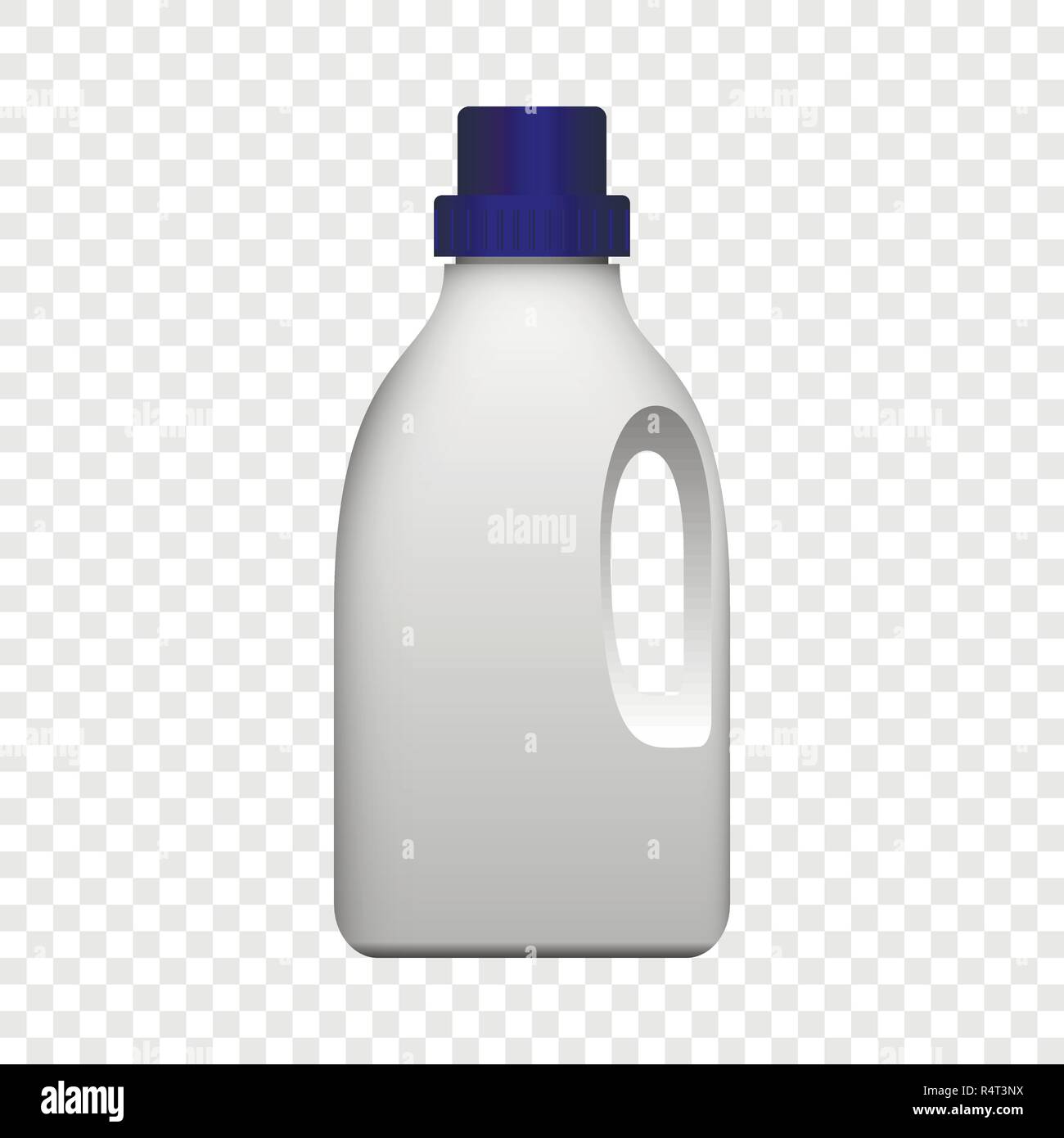 Washing cleaner mockup. Realistic illustration of washing cleaner vector mockup for on transparent background Stock Vector