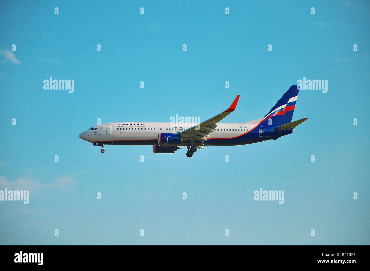 SOCHI, RUSSIA OCTOBER 8, 2018 VPBMD Boeing 7378MC of Aeroflot
