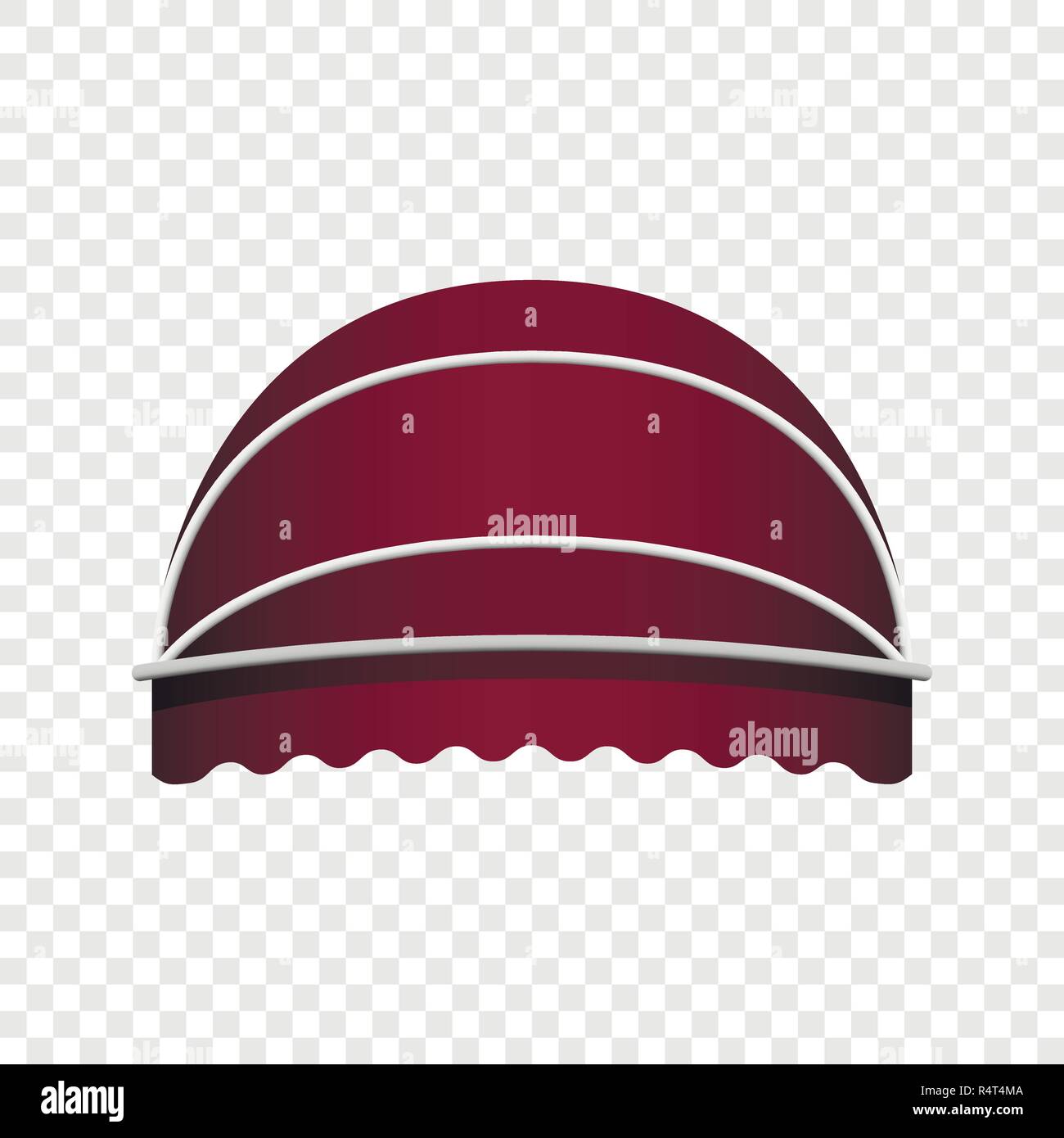 Download Red Dome Awning Mockup Realistic Illustration Of Red Dome Awning Vector Mockup For On Transparent Background Stock Vector Image Art Alamy