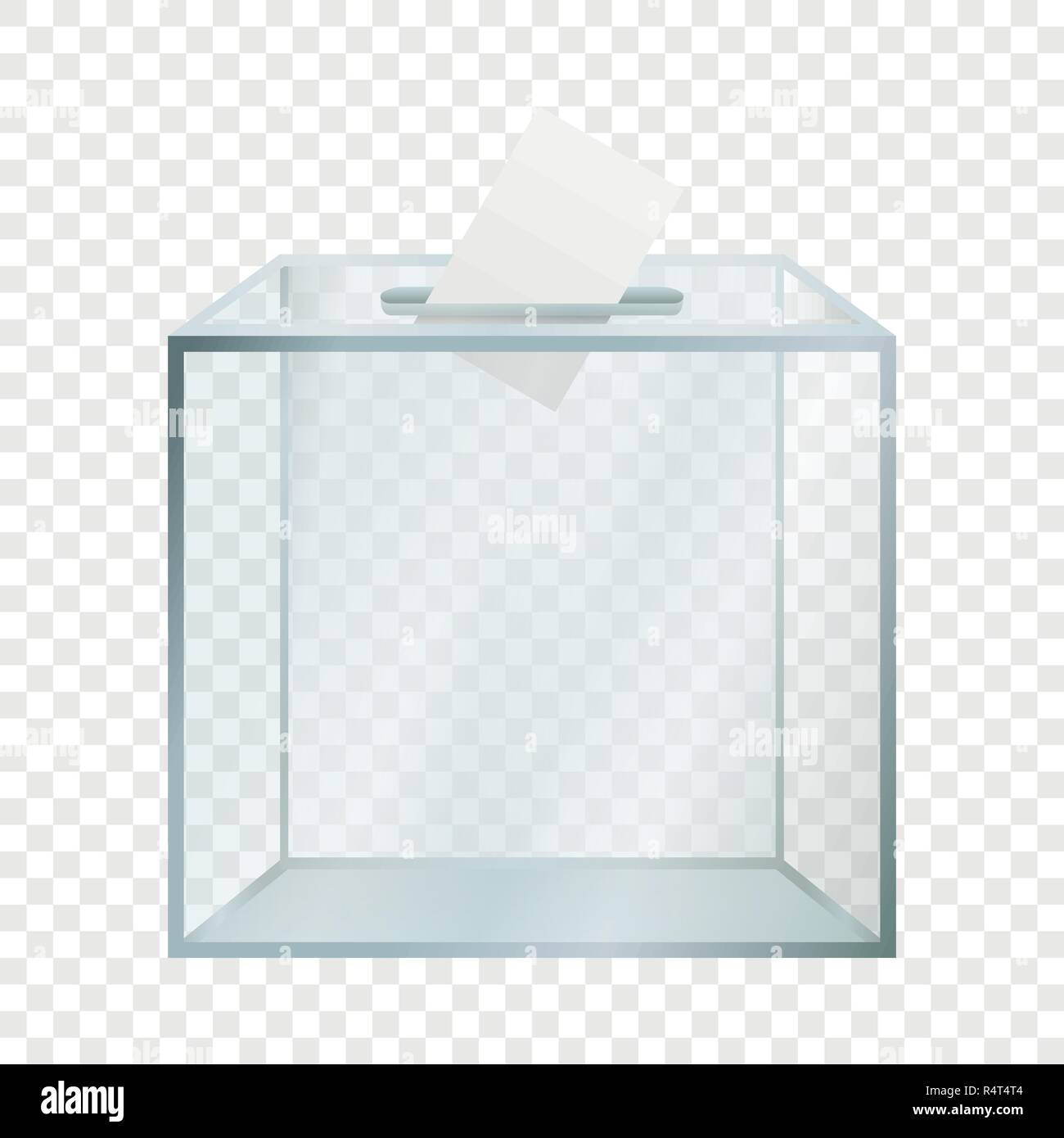 Download Transparent Election Box Mockup Realistic Illustration Of Transparent Election Box Vector Mockup For On Transparent Background Stock Vector Image Art Alamy