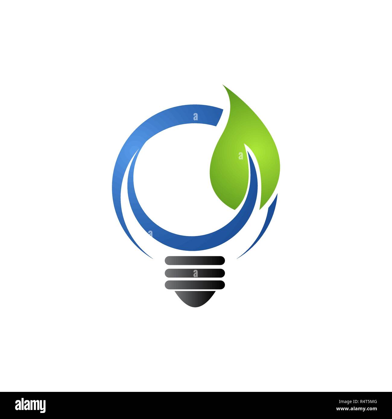 Save Energy eco concept icon for green ecology environment protection and nature saving or conservation Stock Vector