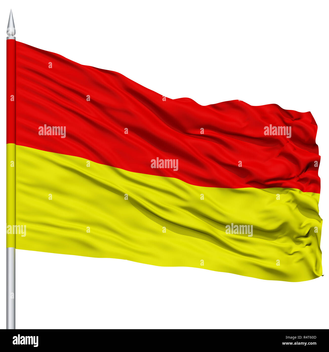 Pretoria City Flag on Flagpole Stock Photo Alamy